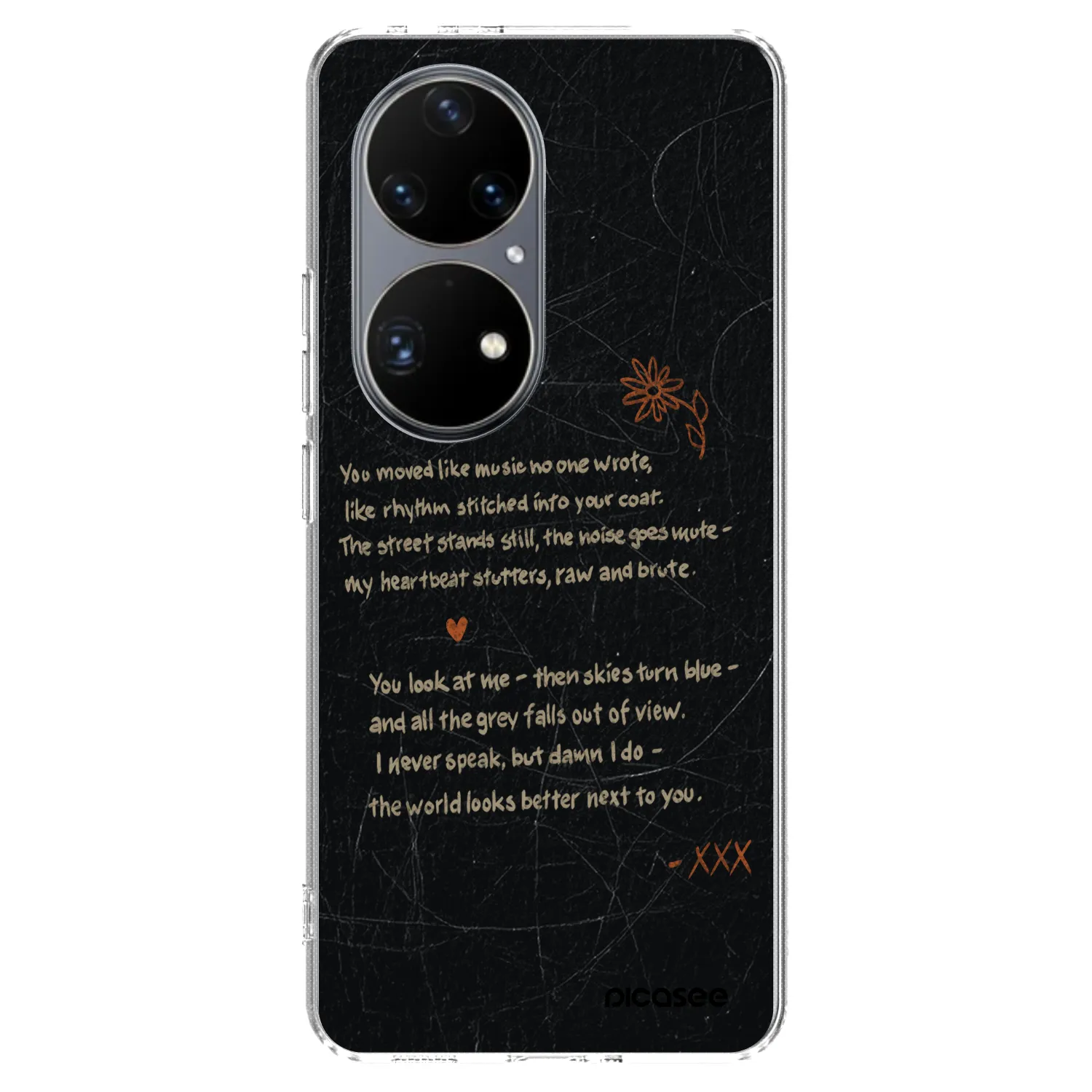 Picasee silikonski prozorni ovitek za Huawei P50 - POET