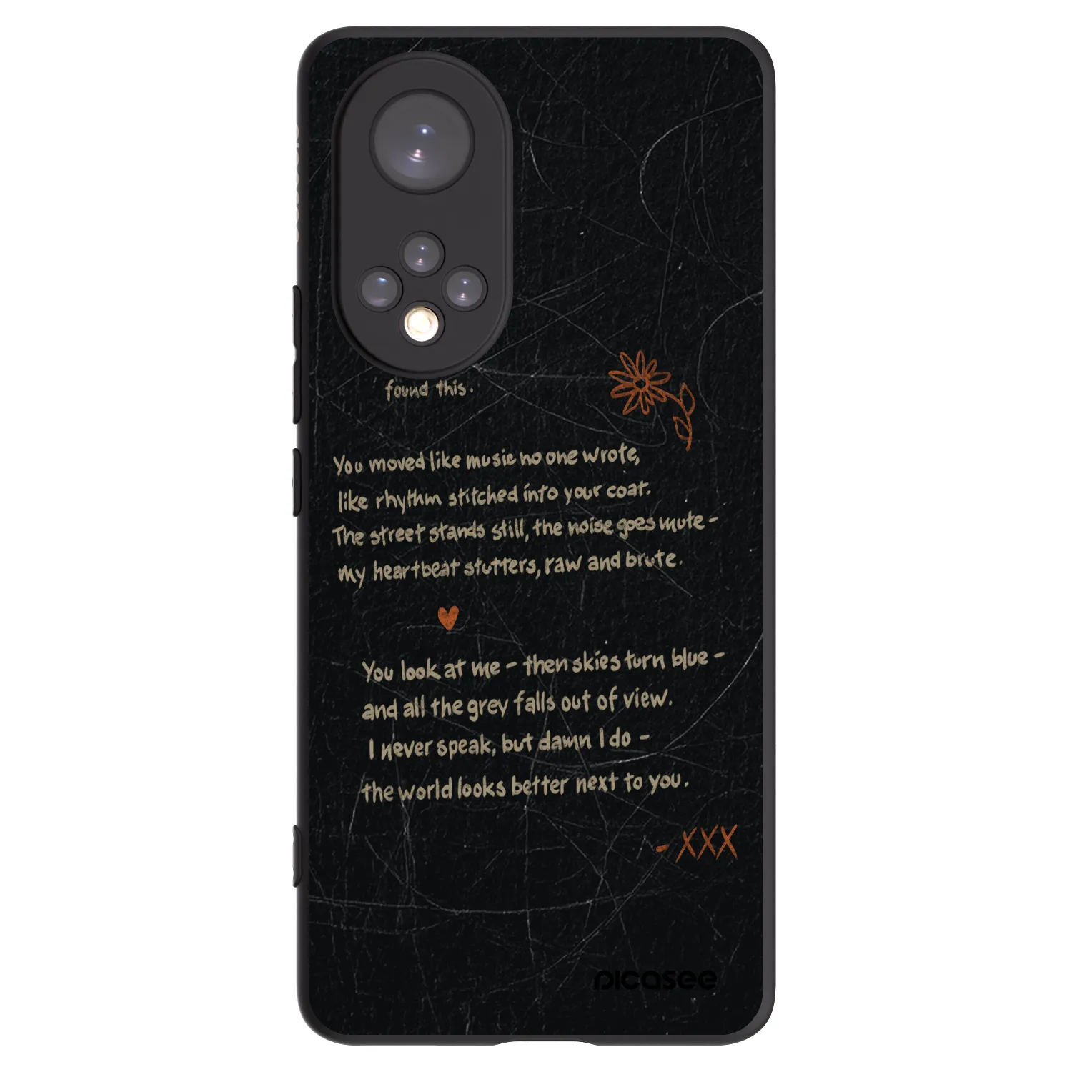 Picasee silikonski črni ovitek za Huawei Nova 9 - POET