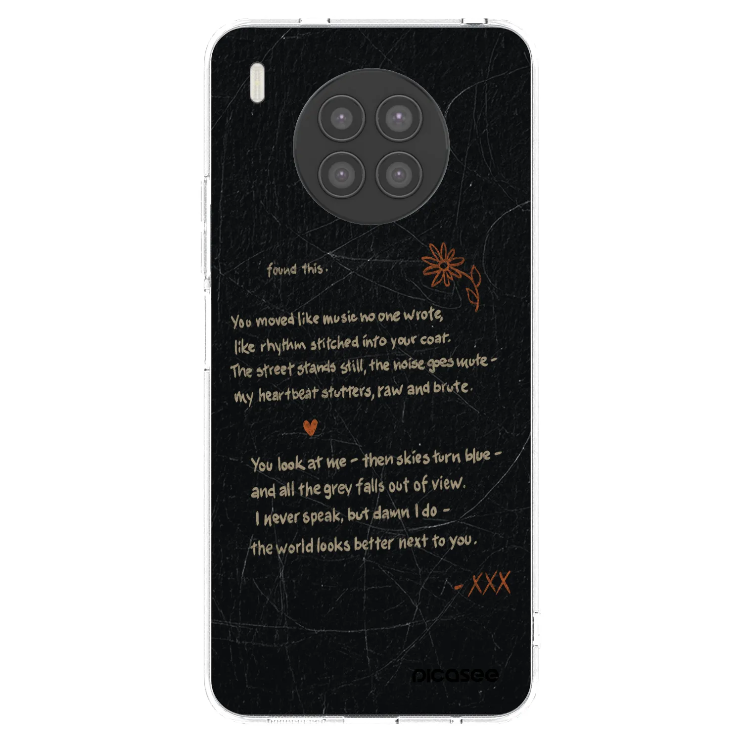 Picasee silikonski prozorni ovitek za Huawei Nova 8i - POET