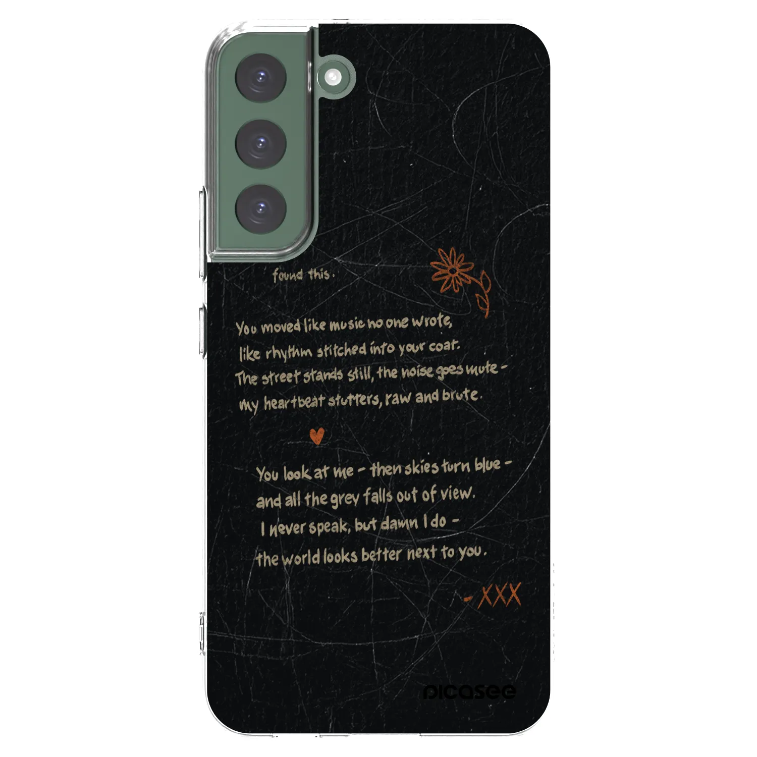 Picasee silikonski prozorni ovitek za Samsung Galaxy S22+ 5G - POET