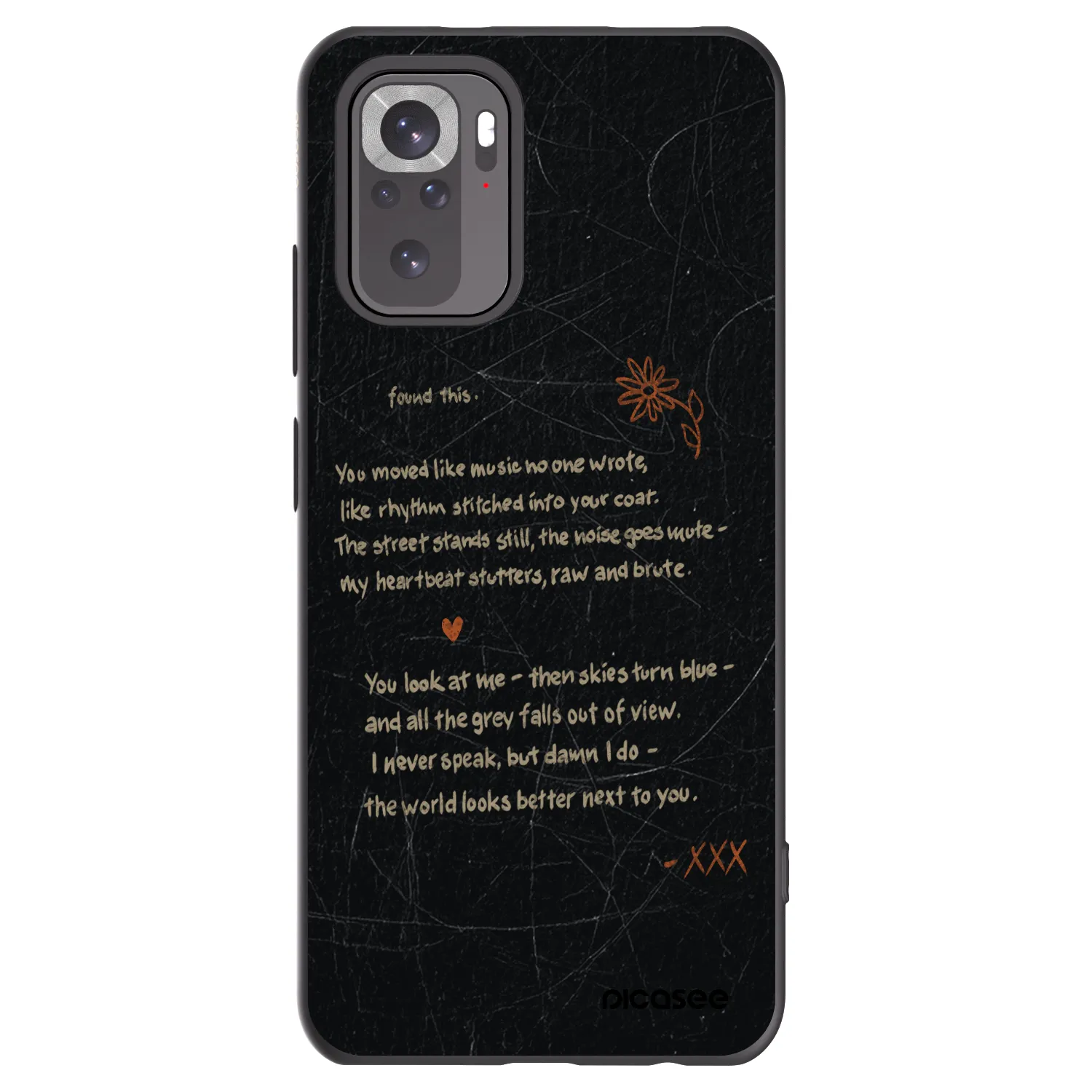 Picasee silikonski črni ovitek za Xiaomi Redmi Note 11S 4G - POET