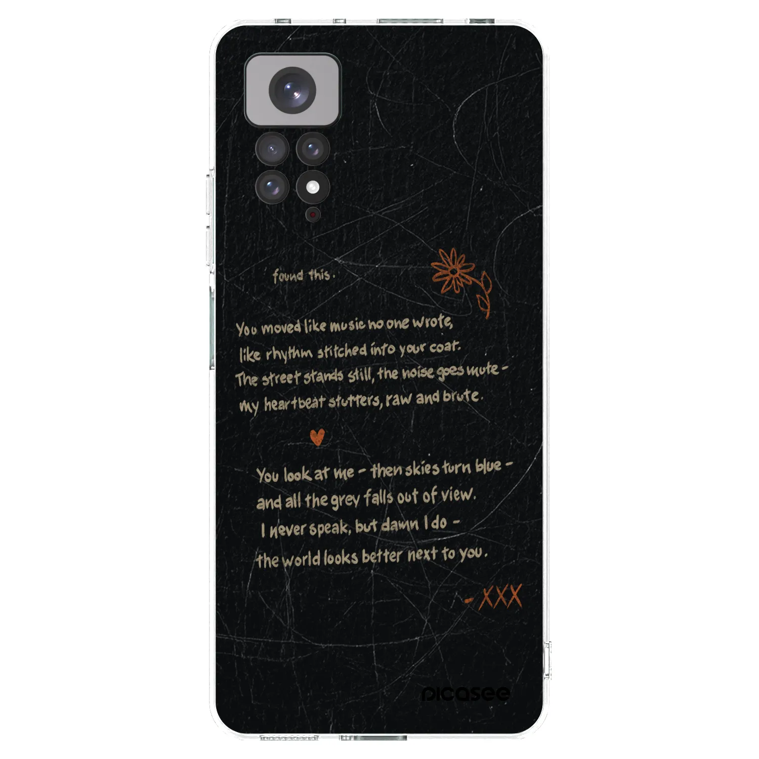 Picasee silikonski prozorni ovitek za Xiaomi Redmi Note 11S 4G - POET