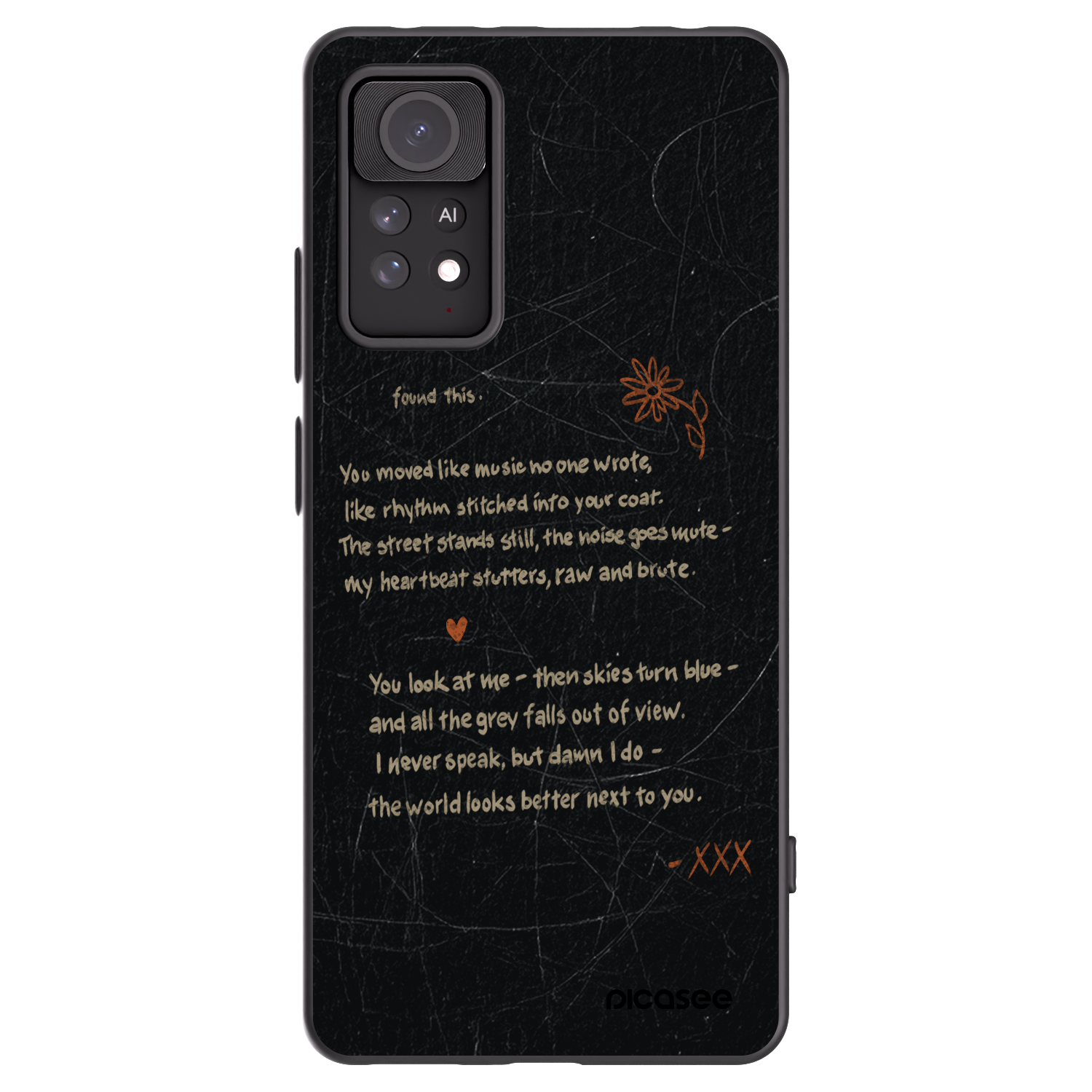 Picasee silikonski črni ovitek za Xiaomi Redmi Note 11 Pro - POET