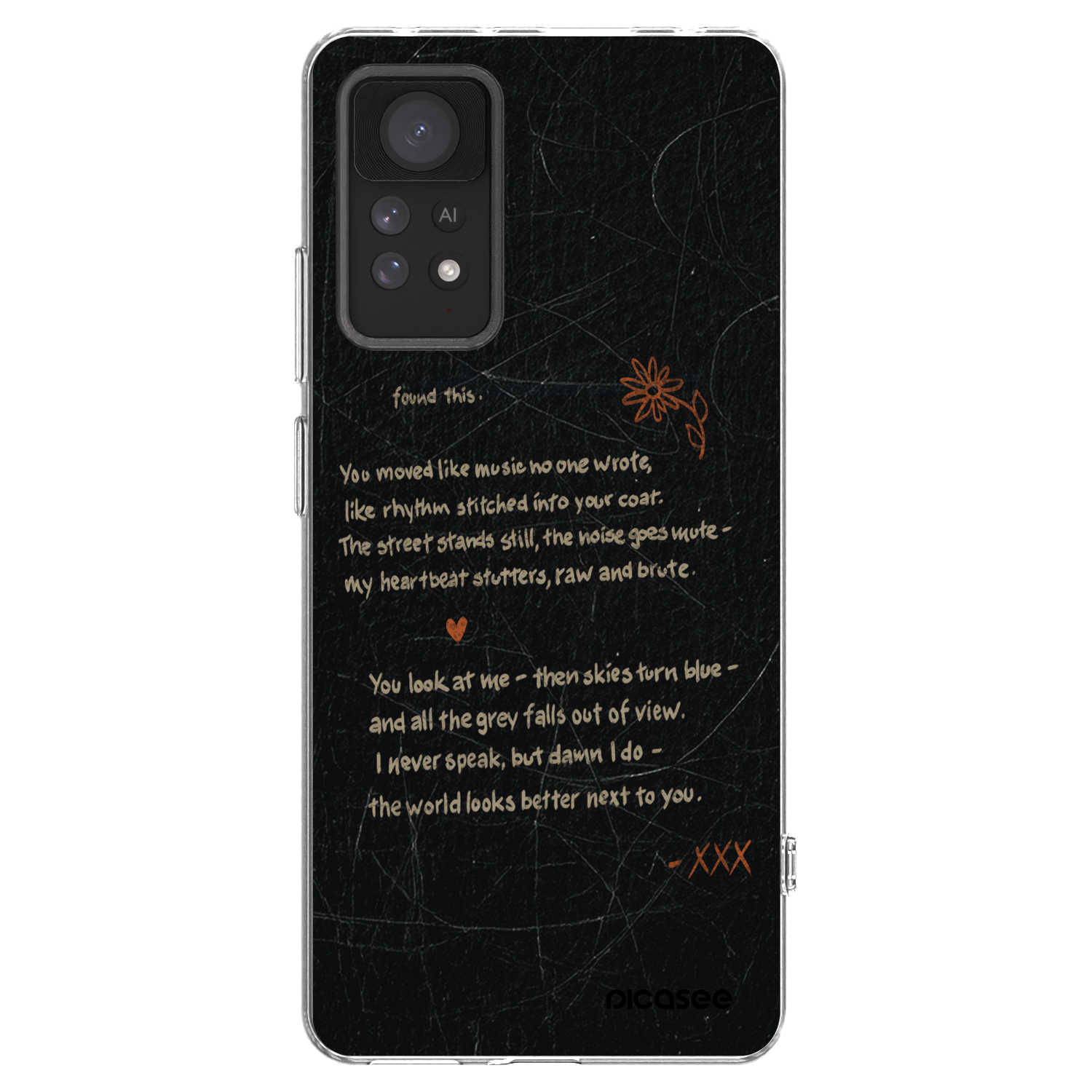 Picasee silikonski prozorni ovitek za Xiaomi Redmi Note 11 Pro 5G - POET