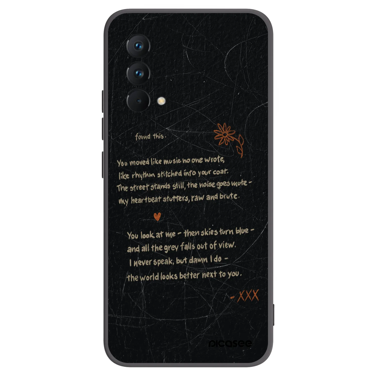 Picasee silikonski črni ovitek za Realme GT Master Edition 5G - POET