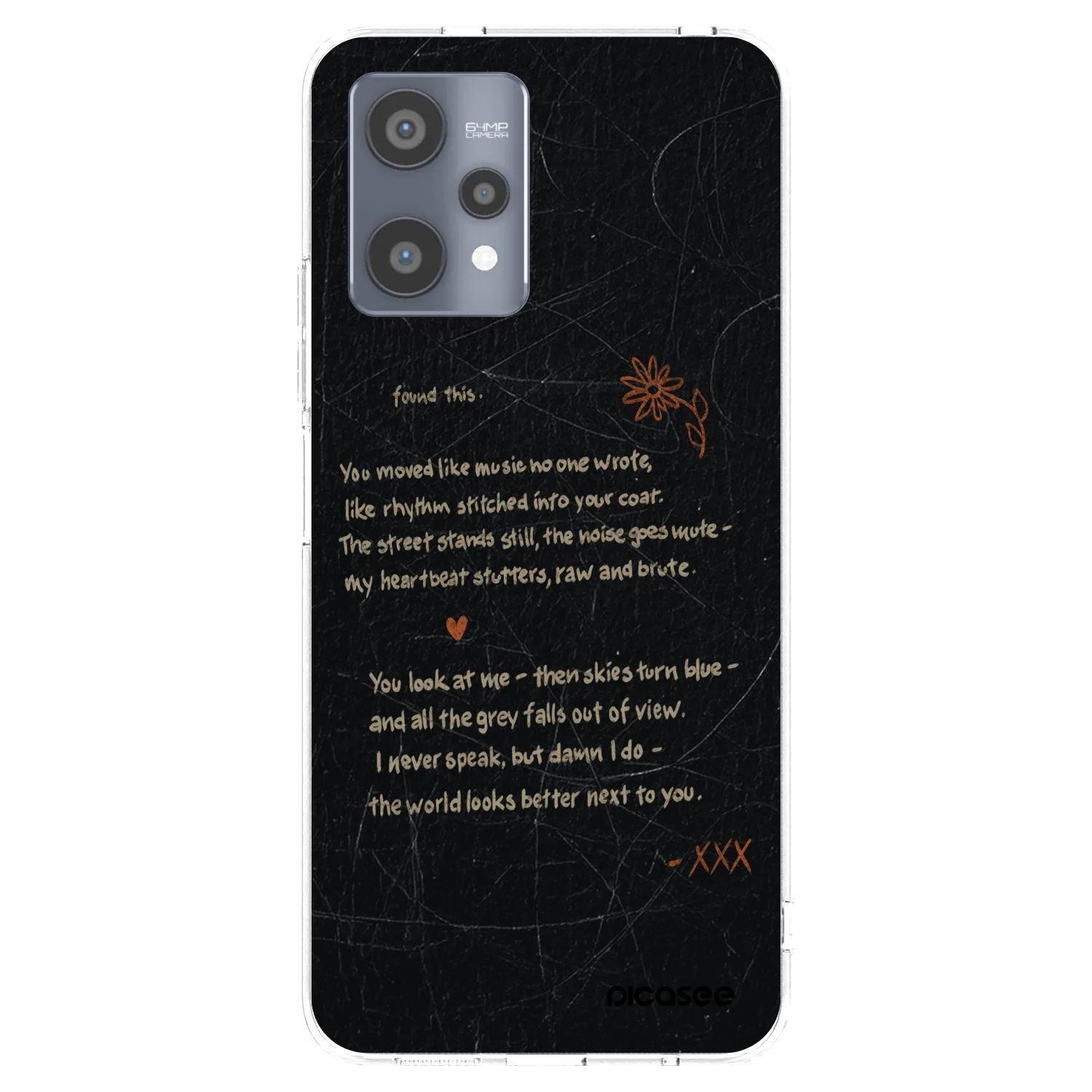 Picasee silikonski prozorni ovitek za Realme 9 Pro 5G - POET