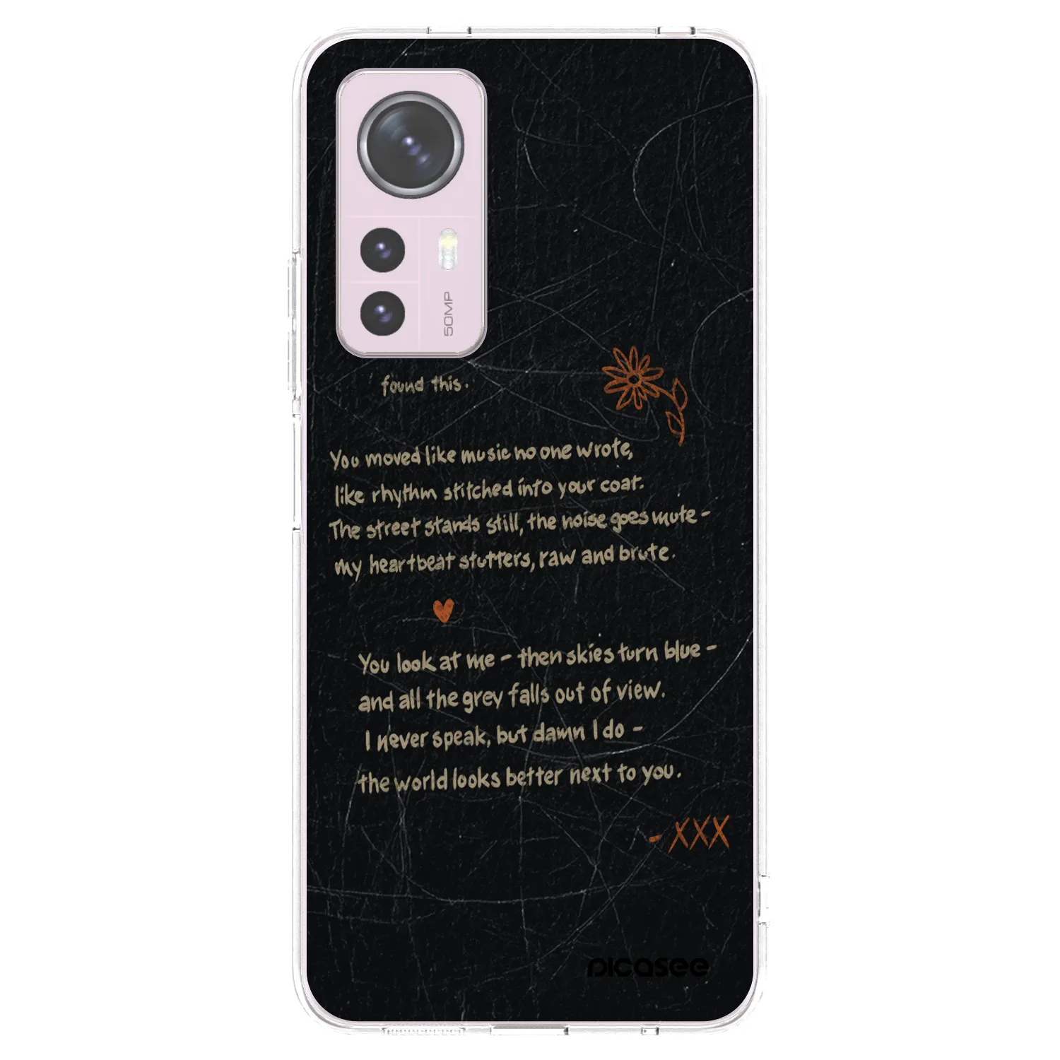Picasee silikonski prozorni ovitek za Xiaomi 12 - POET
