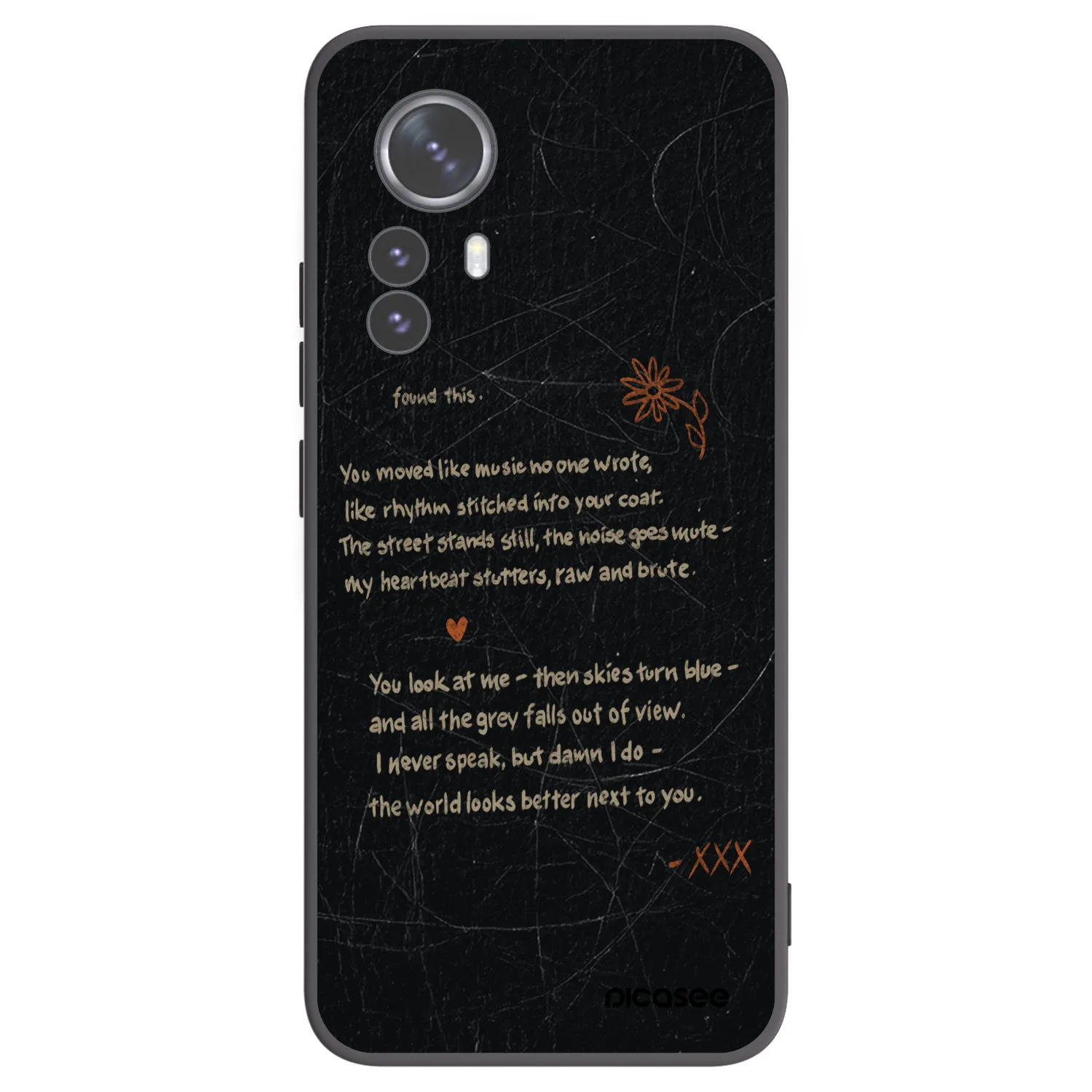 Picasee silikonski črni ovitek za Xiaomi 12 Pro - POET
