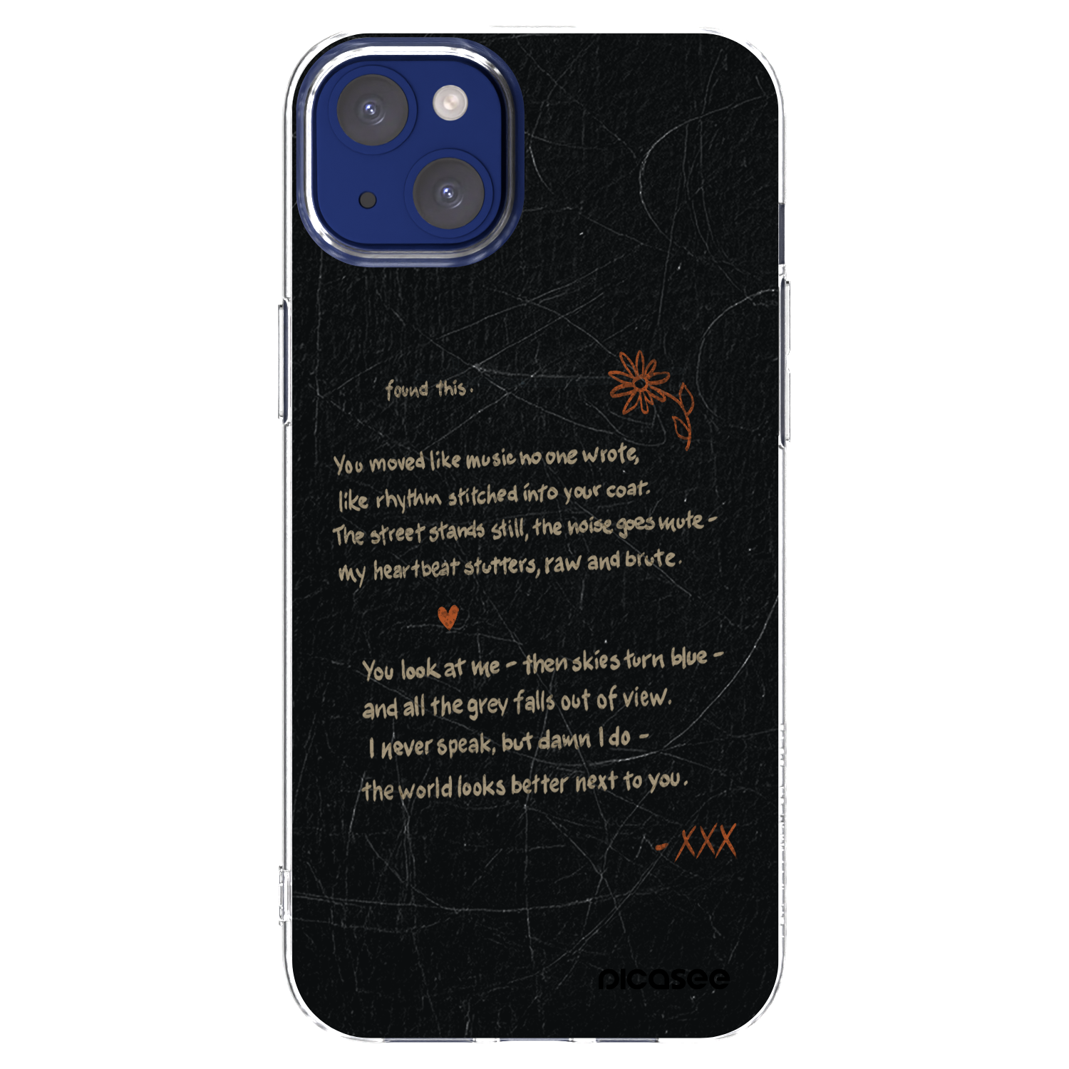 Picasee silikonski prozorni ovitek za Apple iPhone 14 Plus - POET