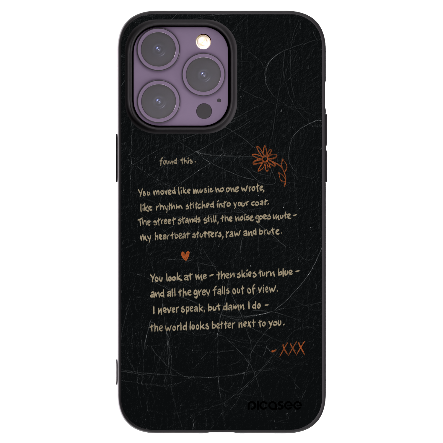 Picasee silikonski črni ovitek za Apple iPhone 14 Pro Max - POET
