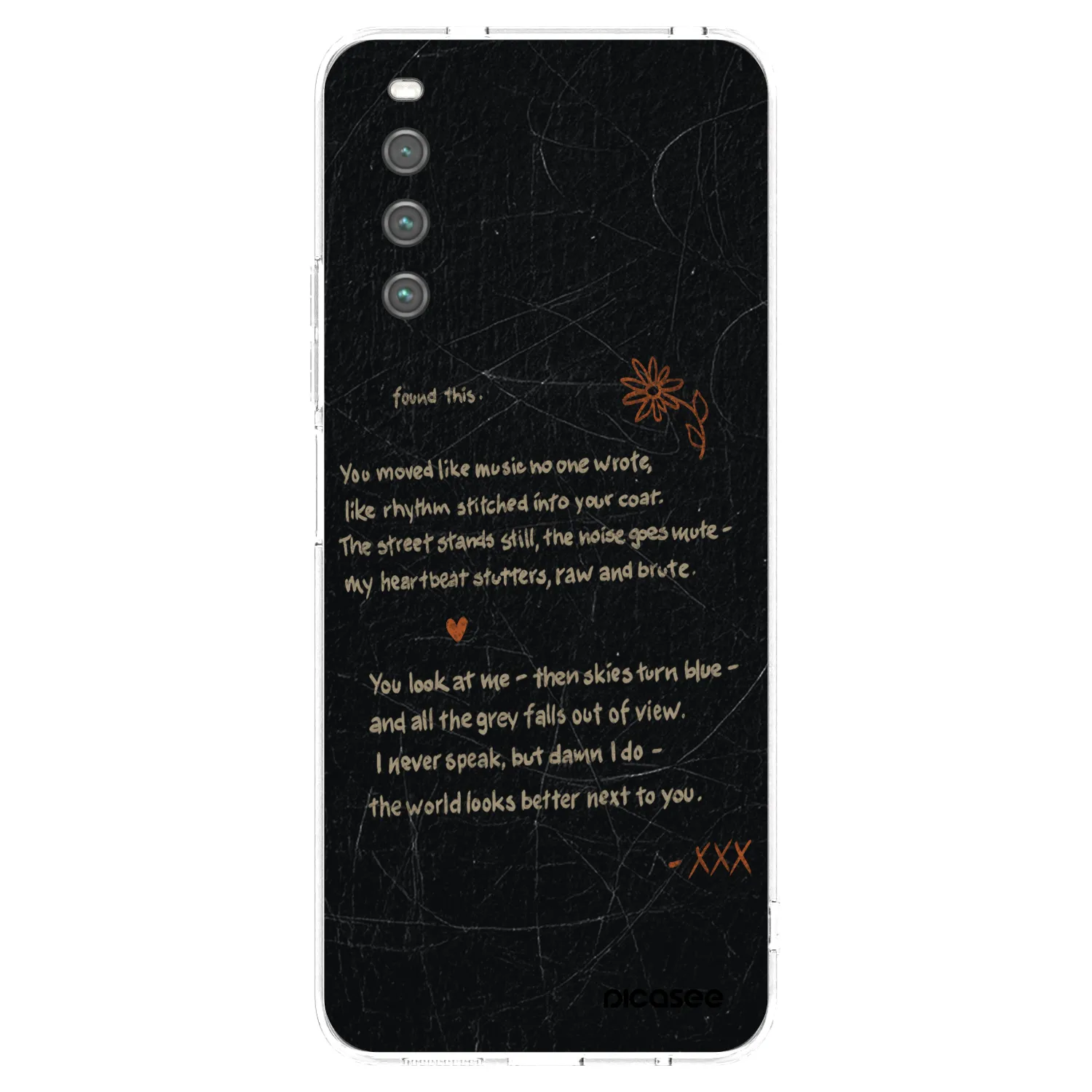 Picasee silikonski prozorni ovitek za Sony Xperia 10 IV 5G - POET