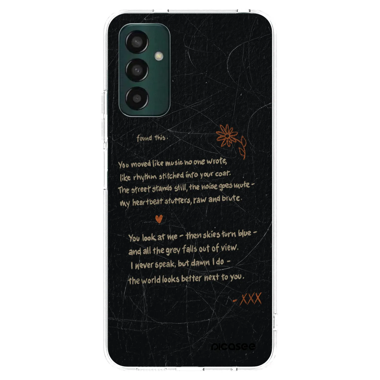 Picasee silikonski prozorni ovitek za Samsung Galaxy M13 M135F - POET