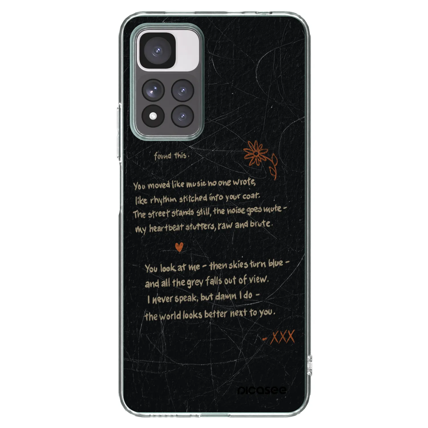 Picasee silikonski prozorni ovitek za Xiaomi Redmi Note 11 Pro+ 5G - POET