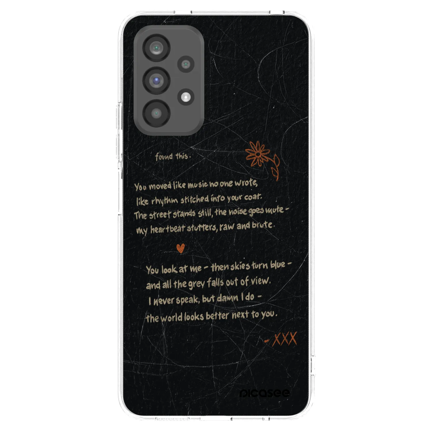 Picasee silikonski prozorni ovitek za Samsung Galaxy A73 5G - POET