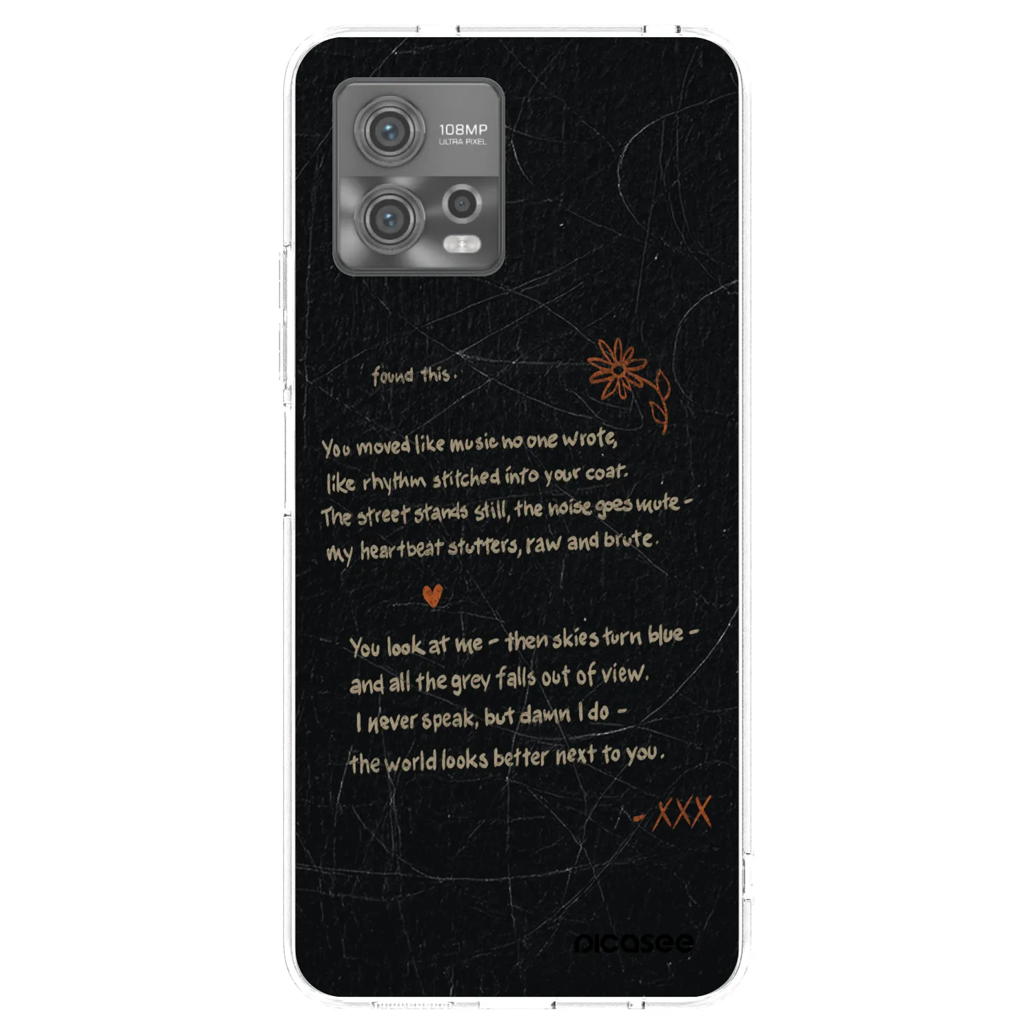 Picasee silikonski prozorni ovitek za Motorola Moto G72 - POET