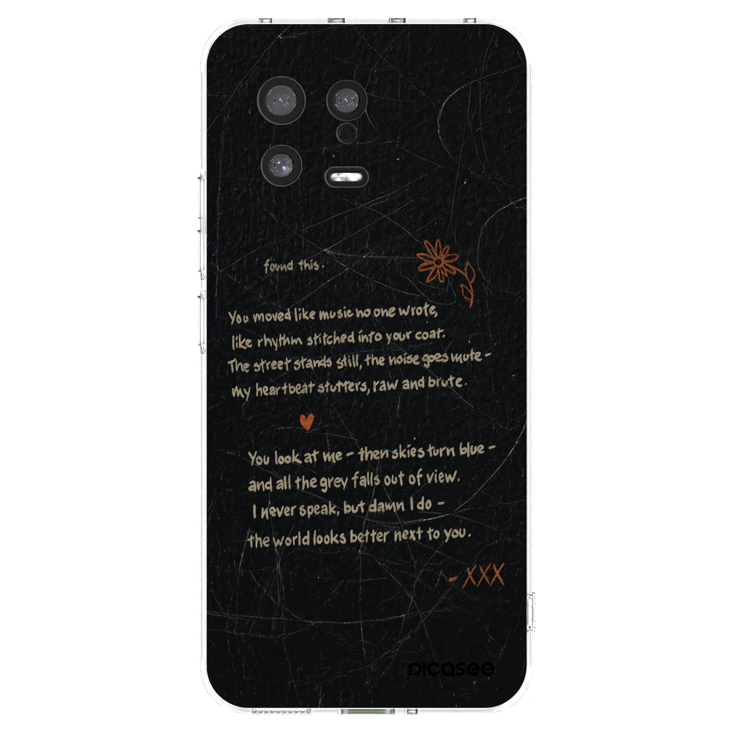 Picasee silikonski prozorni ovitek za Xiaomi 13 - POET