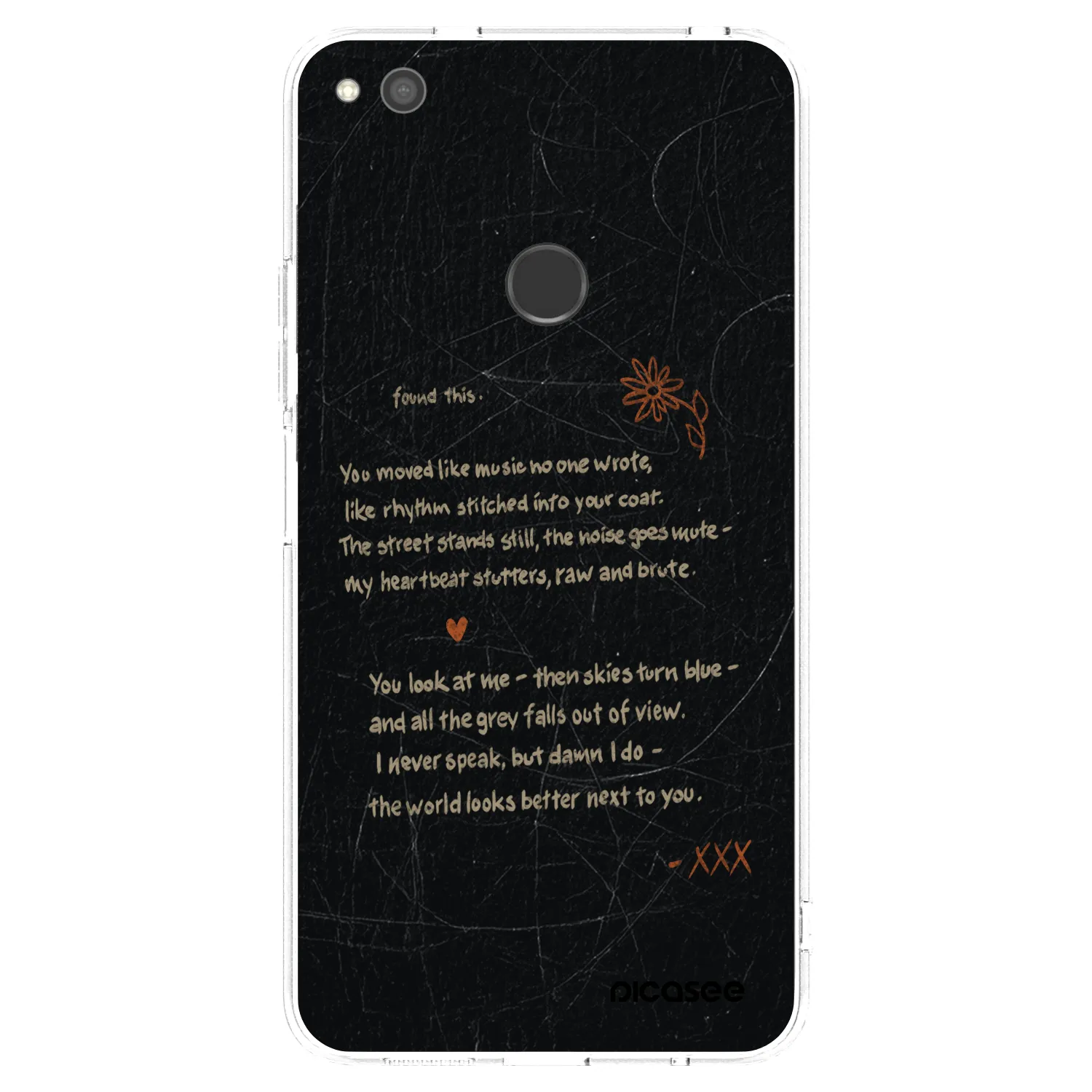 Picasee silikonski prozorni ovitek za Huawei P9 Lite 2017 - POET