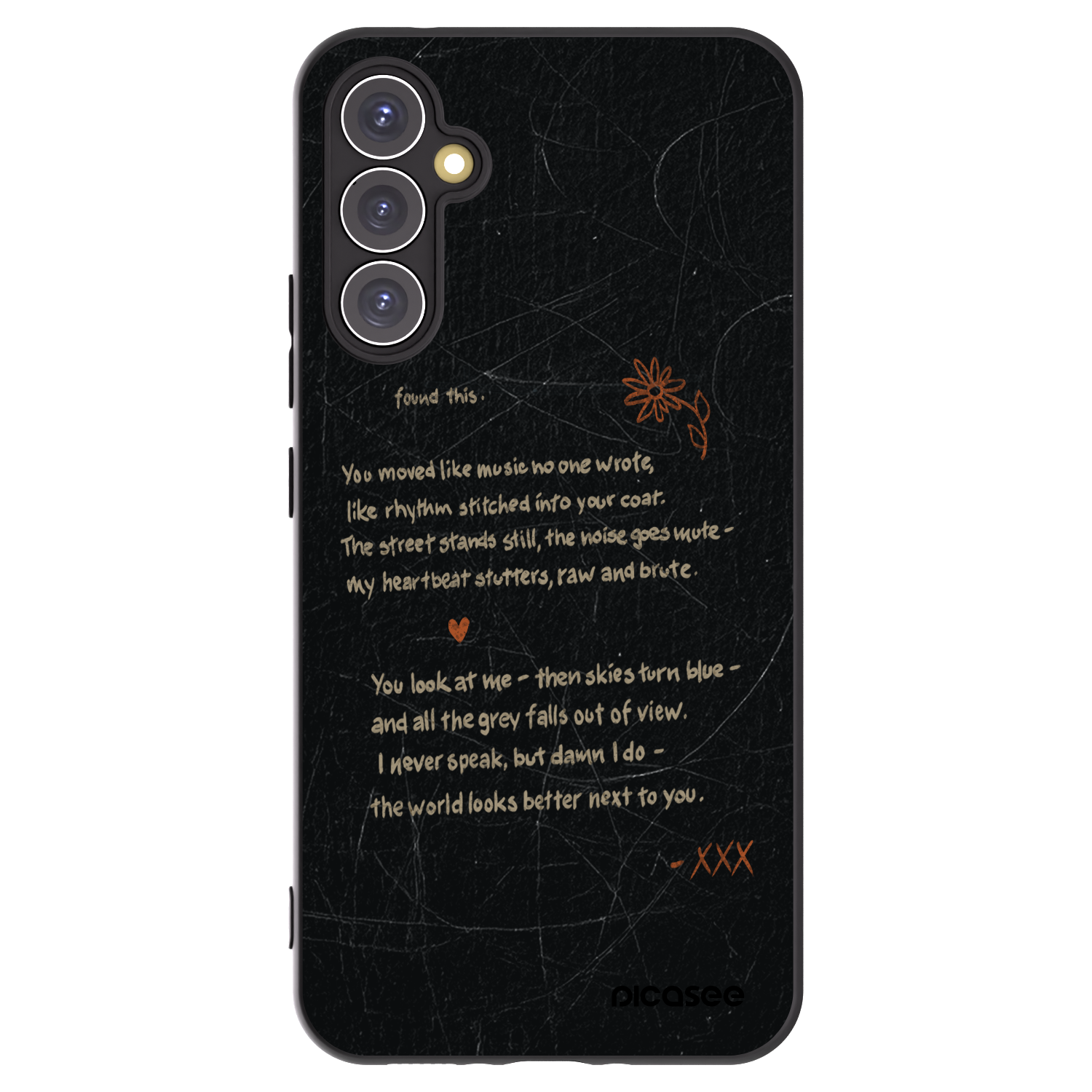 Picasee silikonski črni ovitek za Samsung Galaxy A34 5G A346B - POET