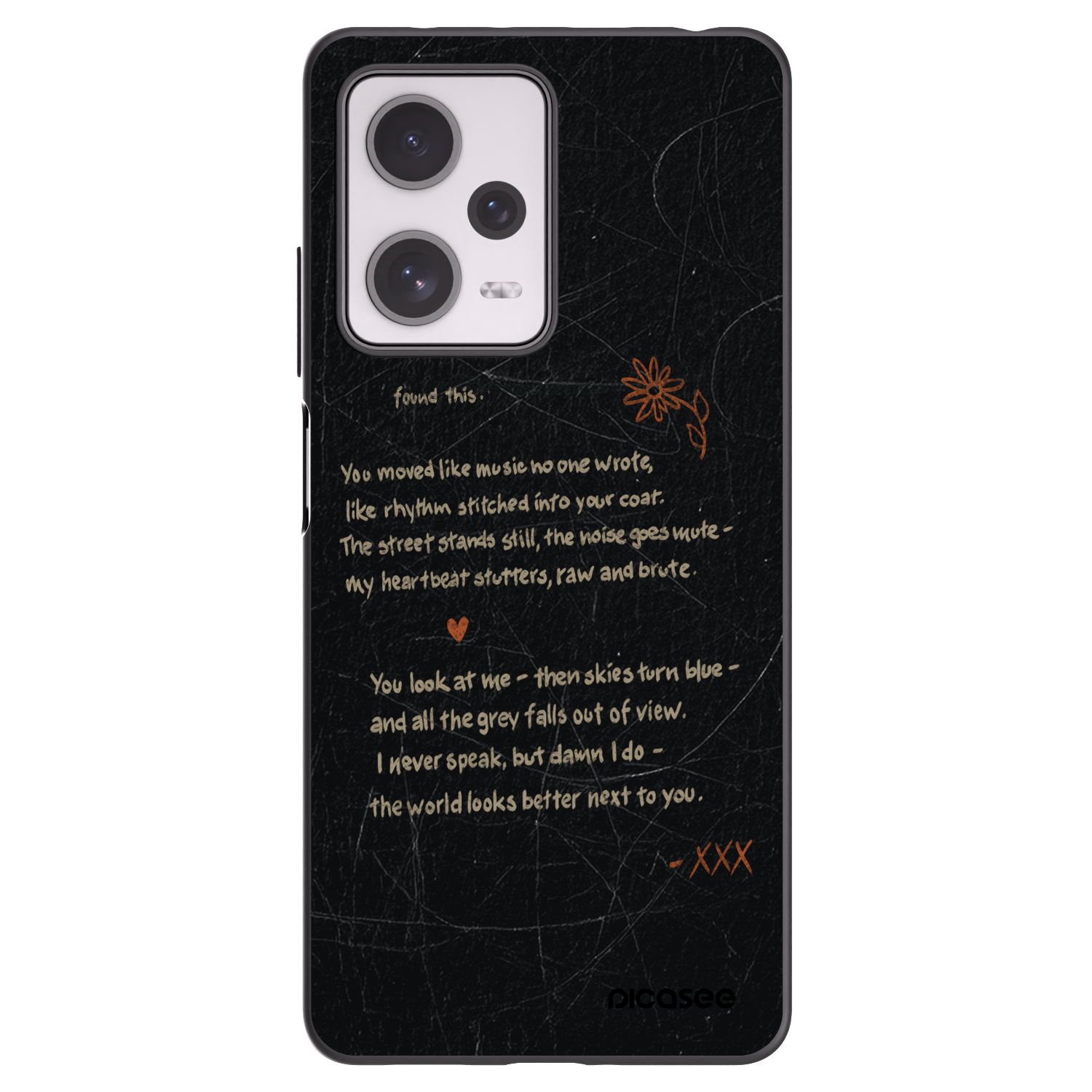 Picasee silikonski črni ovitek za Xiaomi Redmi Note 12 Pro+ 5G - POET