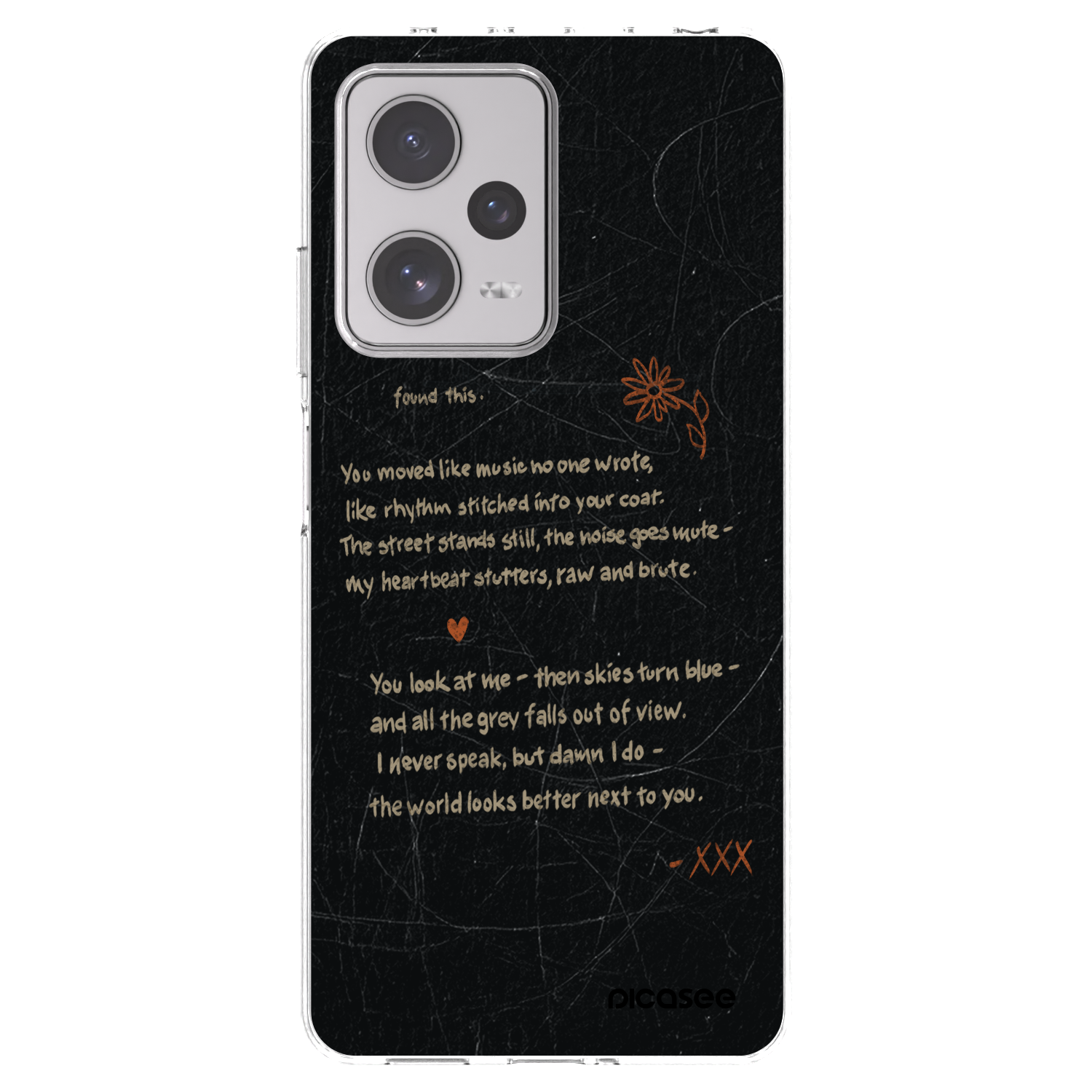 Picasee silikonski prozorni ovitek za Xiaomi Redmi Note 12 Pro+ 5G - POET