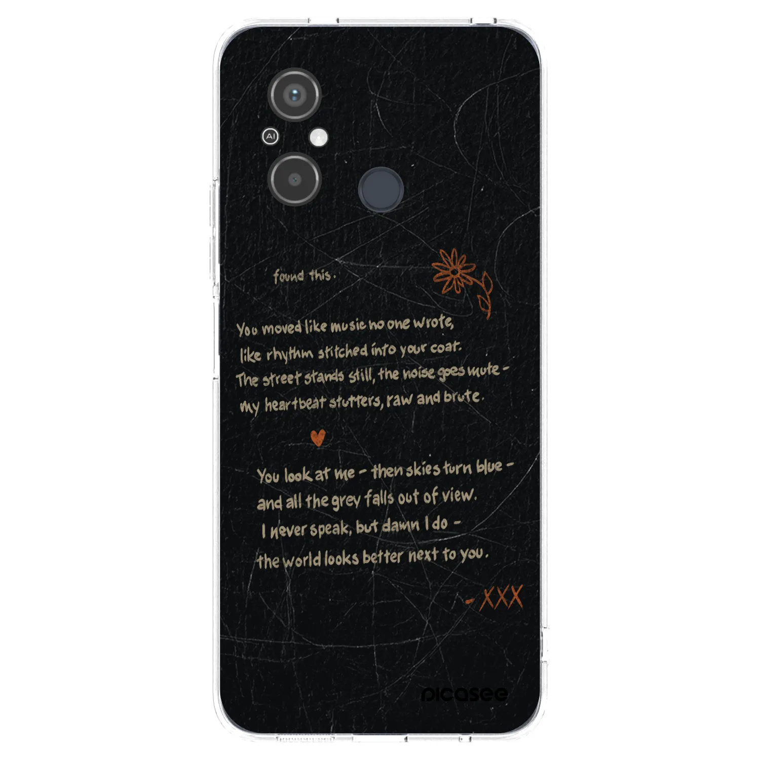 Picasee silikonski prozorni ovitek za Xiaomi Redmi 12C - POET