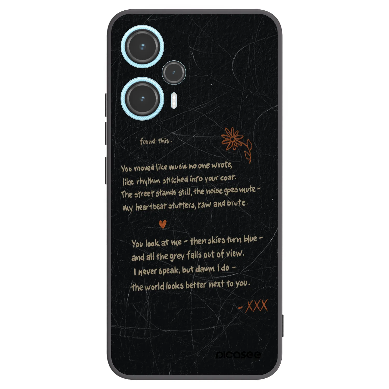 Picasee silikonski črni ovitek za Xiaomi Poco F5 - POET