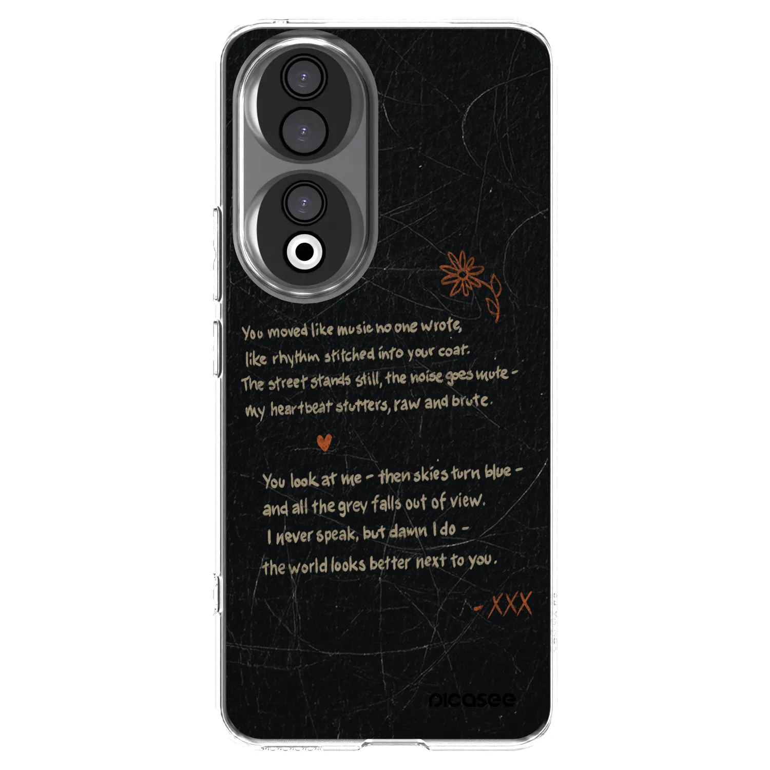 Picasee silikonski prozorni ovitek za Honor 90 5G - POET