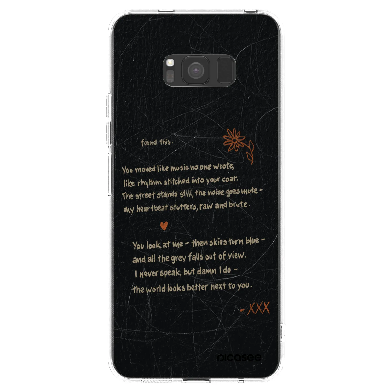 Picasee silikonski prozorni ovitek za Samsung Galaxy S8 G950F - POET