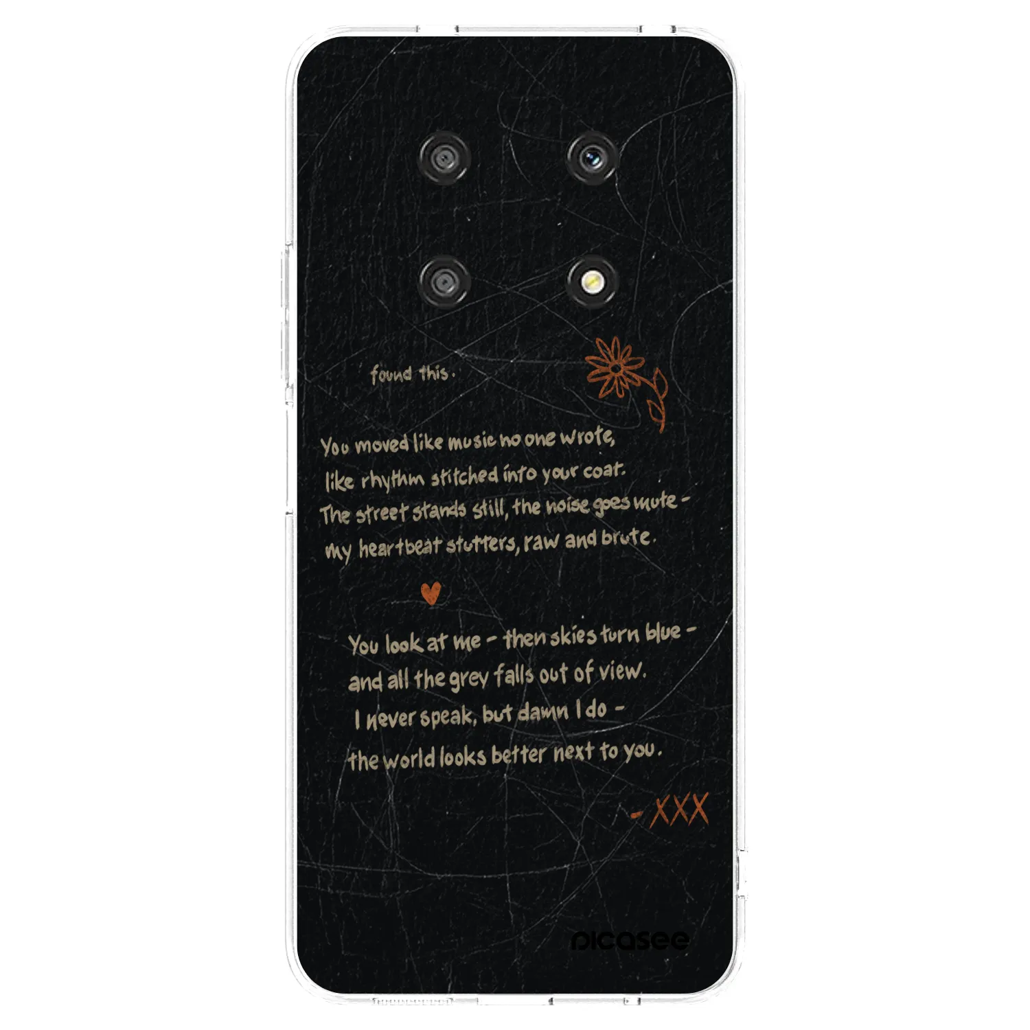 Picasee silikonski prozorni ovitek za Honor Magic4 Lite 5G - POET