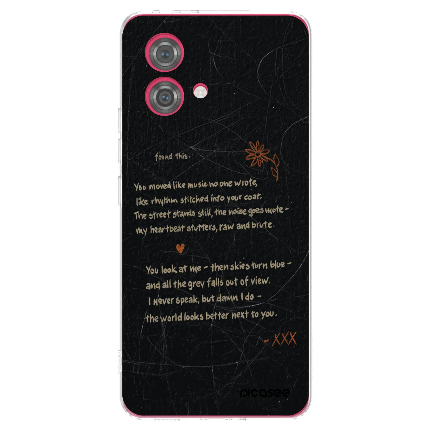 Picasee silikonski prozorni ovitek za Motorola Moto G84 5G - POET