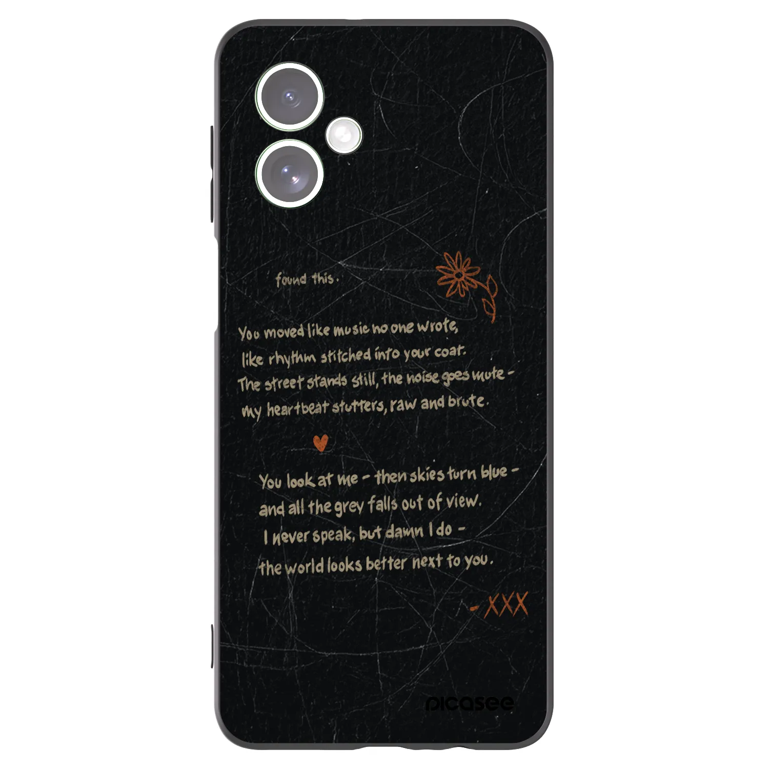 Picasee silikonski črni ovitek za Motorola Moto G54 5G - POET