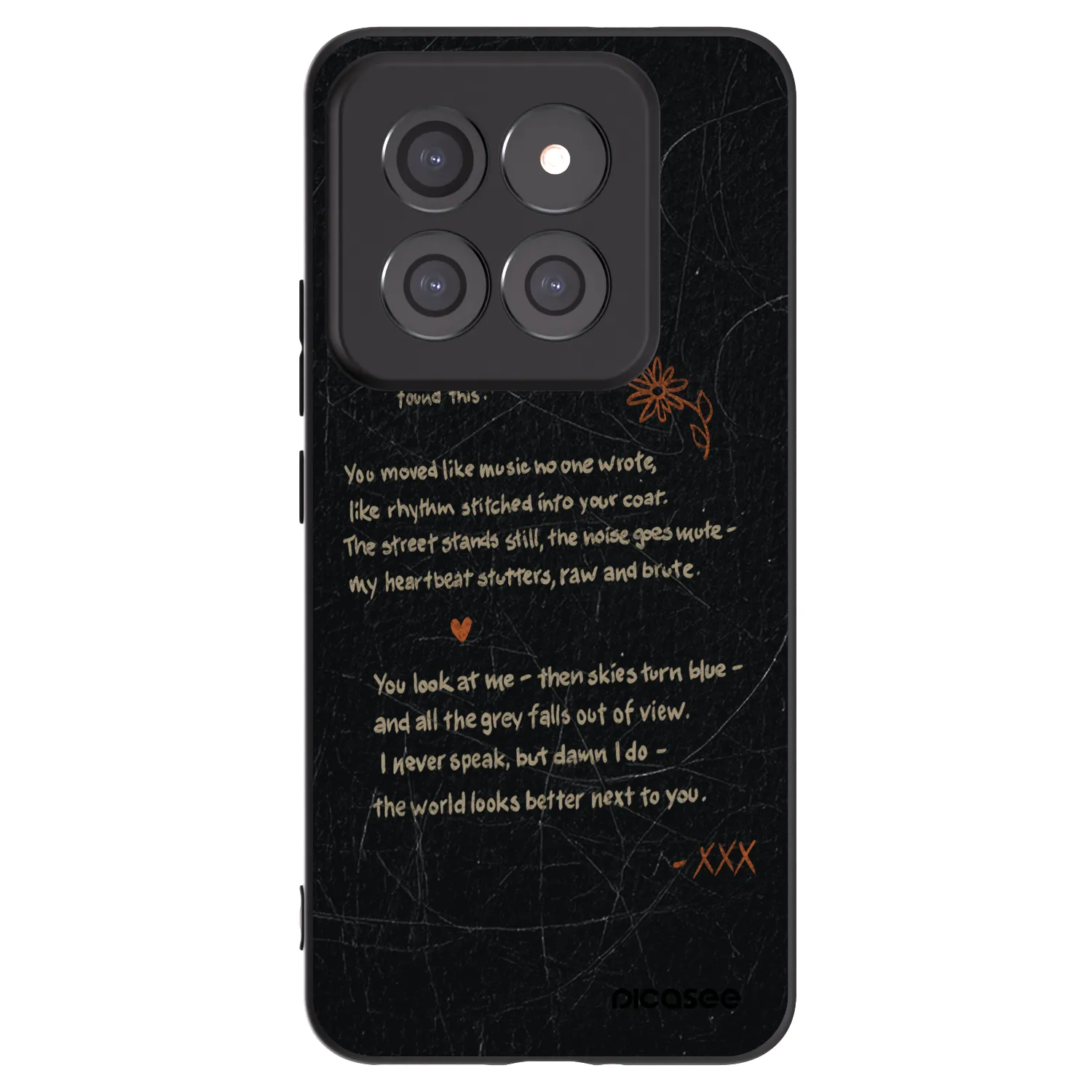 Picasee silikonski črni ovitek za Xiaomi 14 Pro - POET