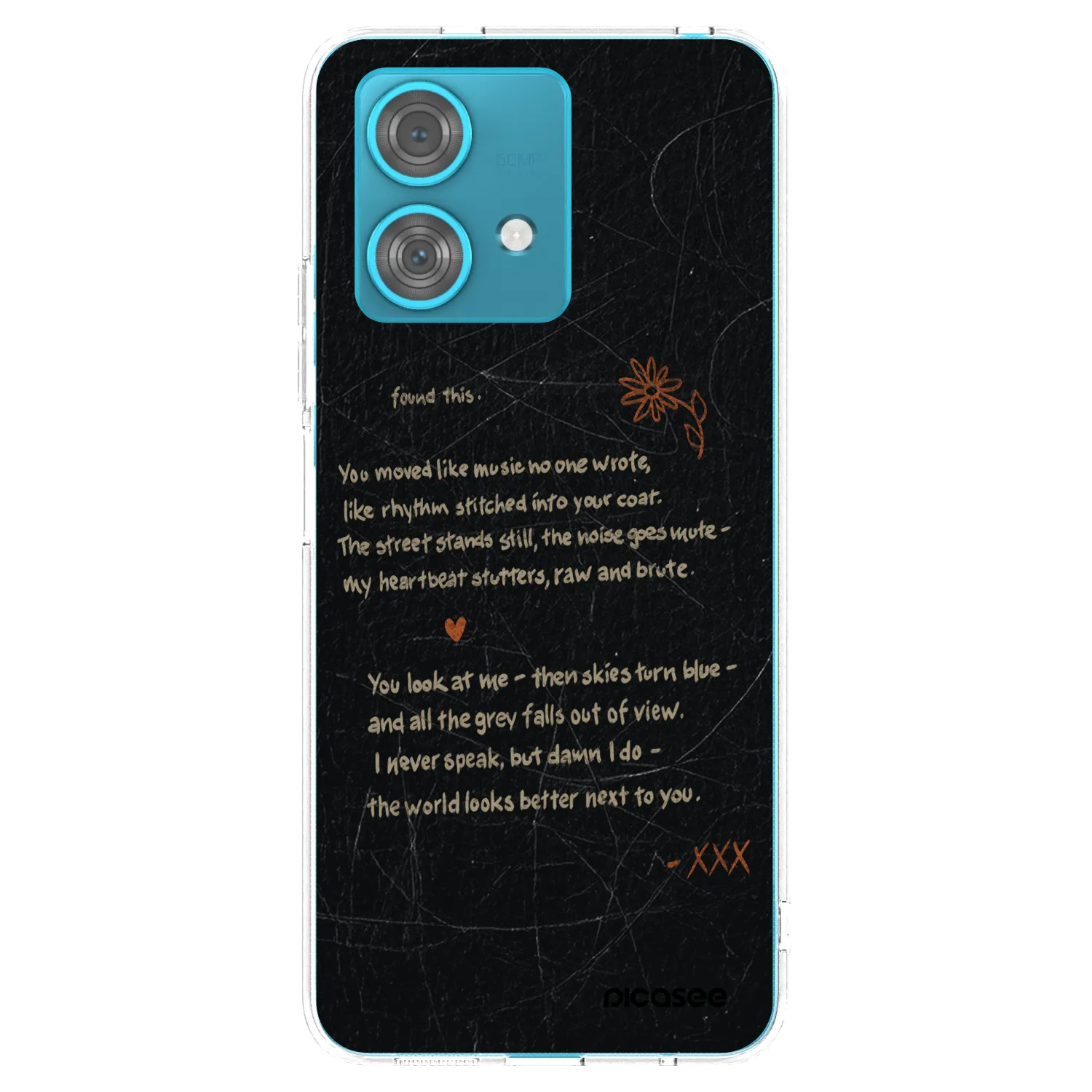 Picasee silikonski prozorni ovitek za Motorola Edge 40 Neo - POET
