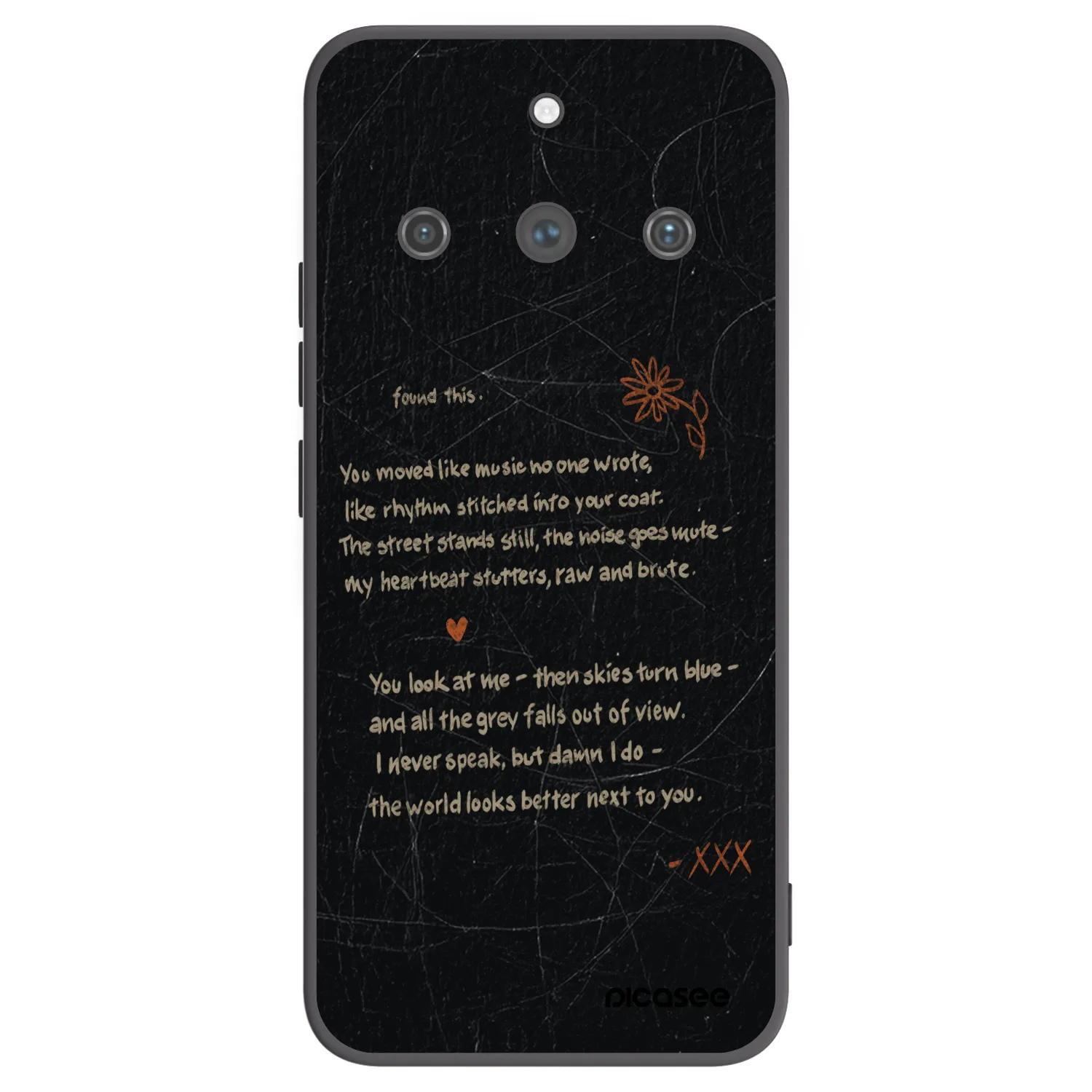 Picasee silikonski črni ovitek za Realme 11 Pro+ - POET