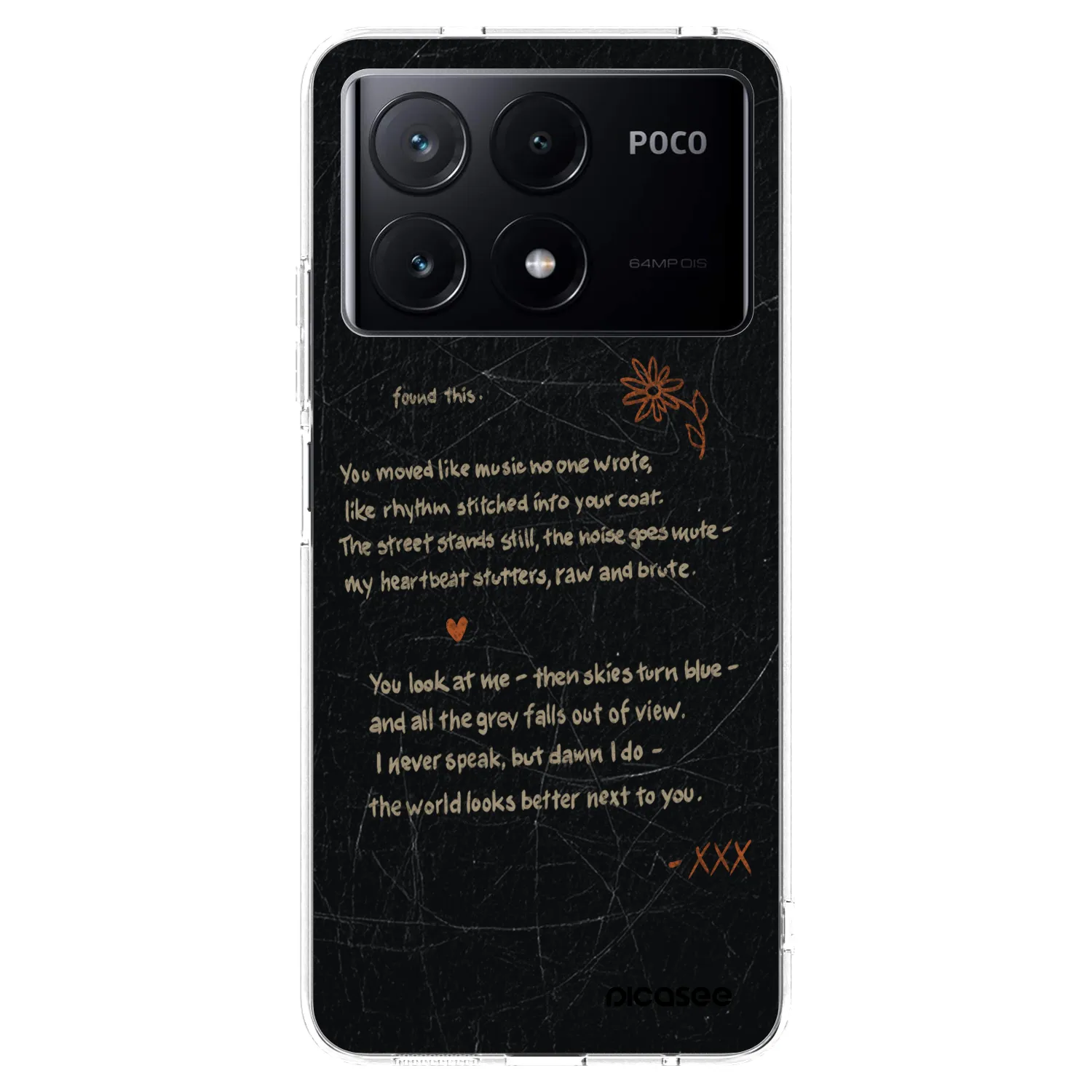 Picasee silikonski prozorni ovitek za Xiaomi Poco X6 Pro - POET