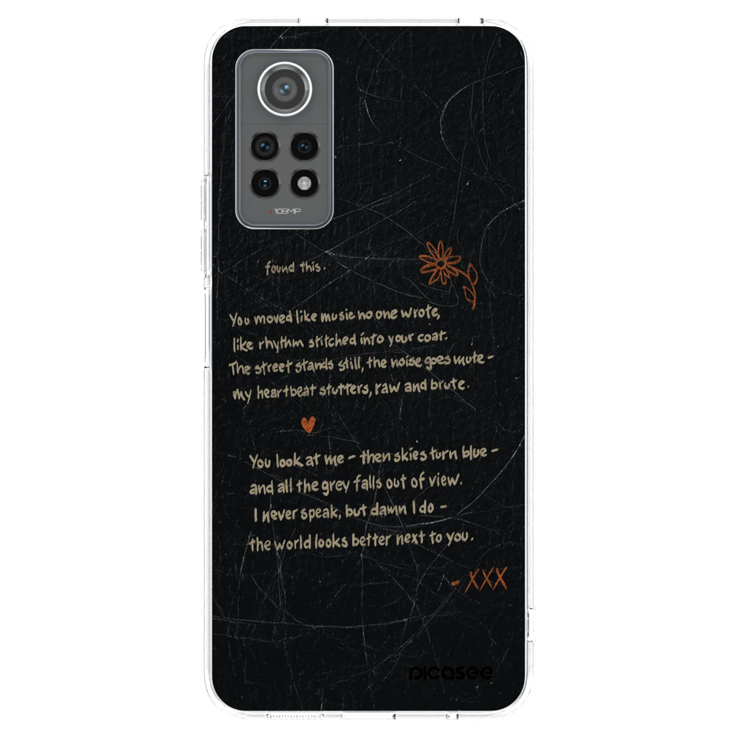 Picasee silikonski prozorni ovitek za Xiaomi Redmi Note 12 Pro 4G - POET