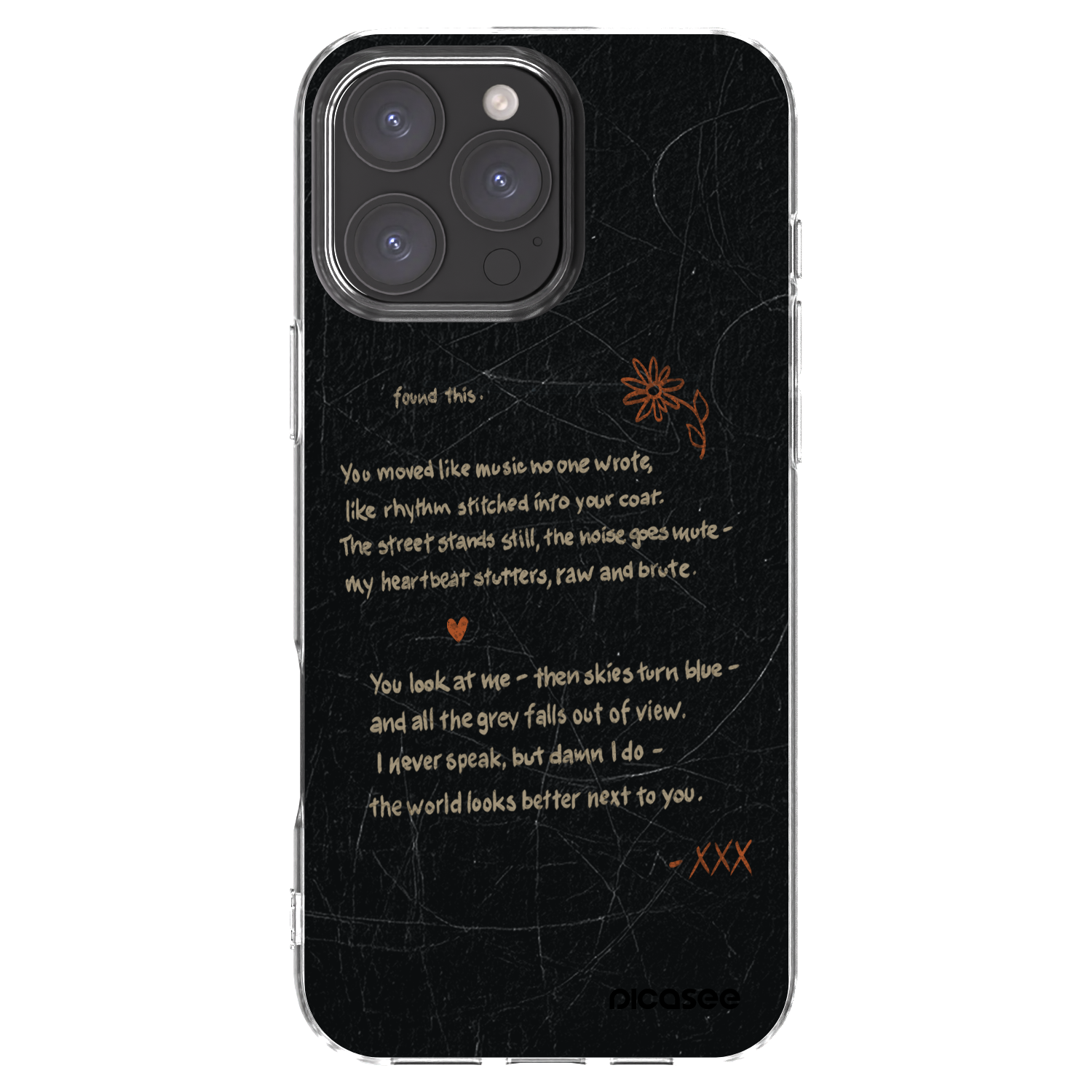 Picasee silikonski prozorni ovitek za Apple iPhone 16 Pro Max - POET