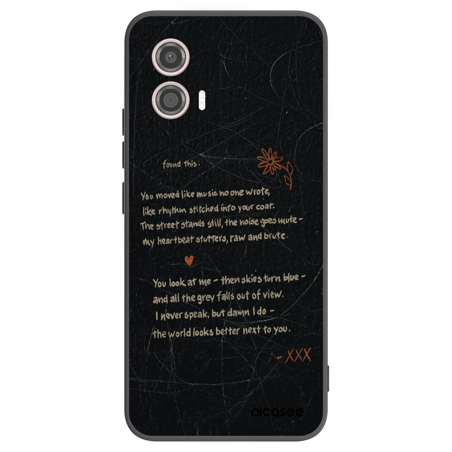 Picasee silikonski črni ovitek za Motorola Moto G53 5G - POET