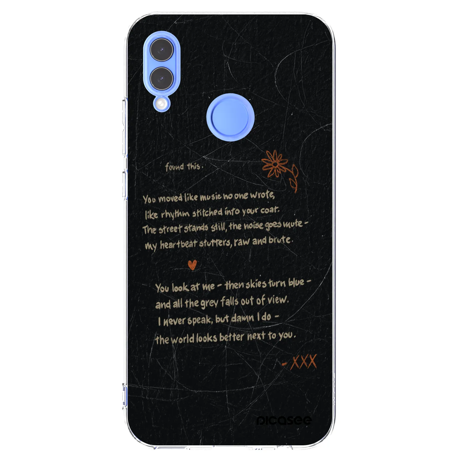 Picasee silikonski prozorni ovitek za Honor 10 Lite - POET