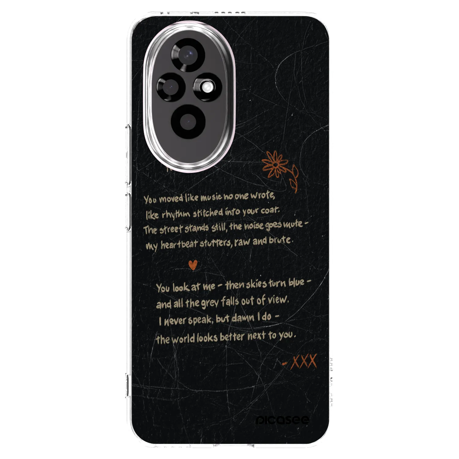 Picasee silikonski prozorni ovitek za Honor 200 Pro 5G - POET