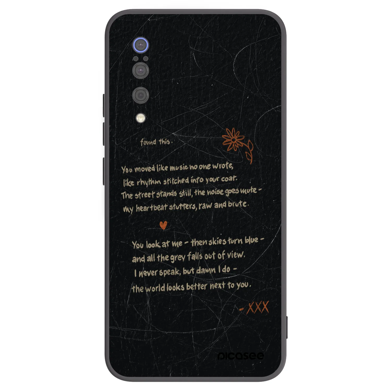 Picasee silikonski črni ovitek za Xiaomi Mi 9 - POET