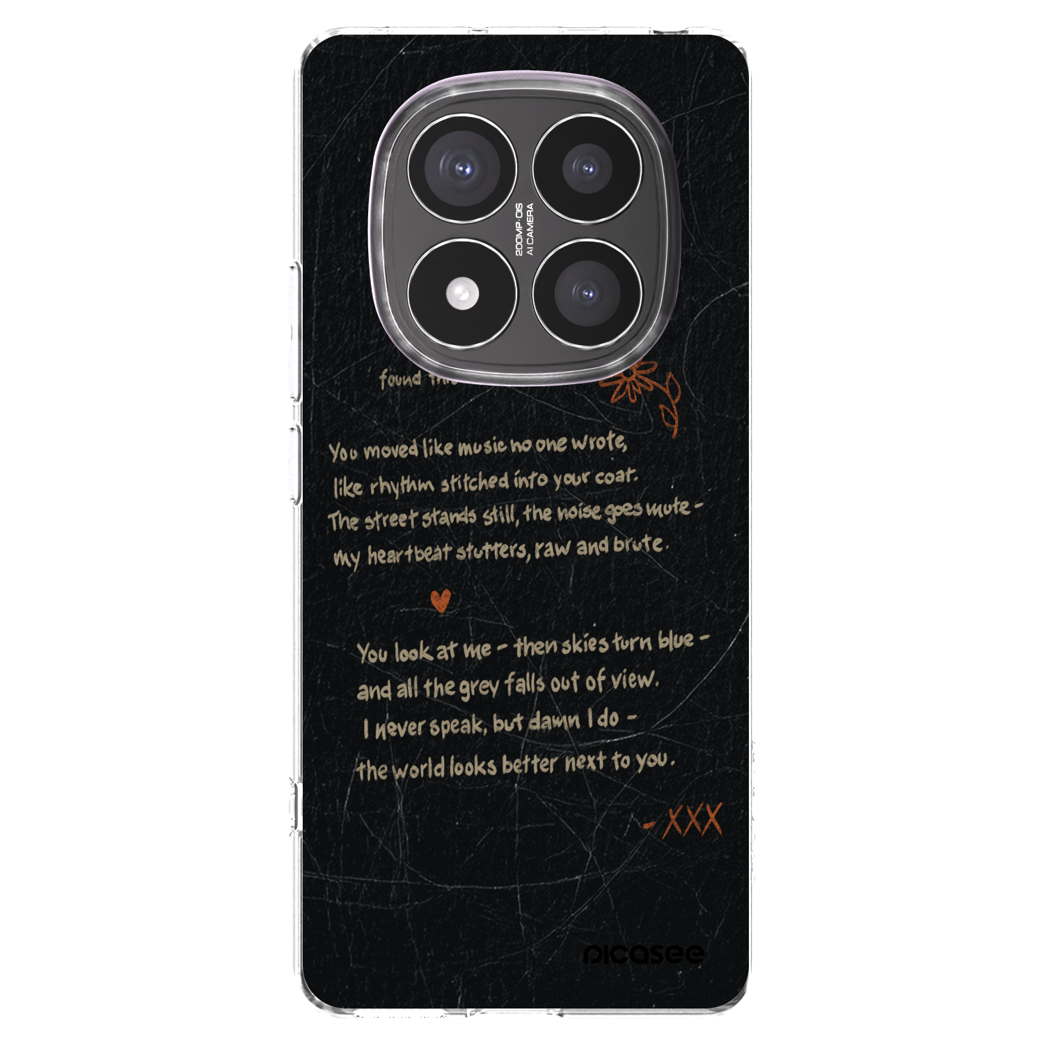 Picasee silikonski prozorni ovitek za Xiaomi Redmi Note 14 Pro+ 5G - POET
