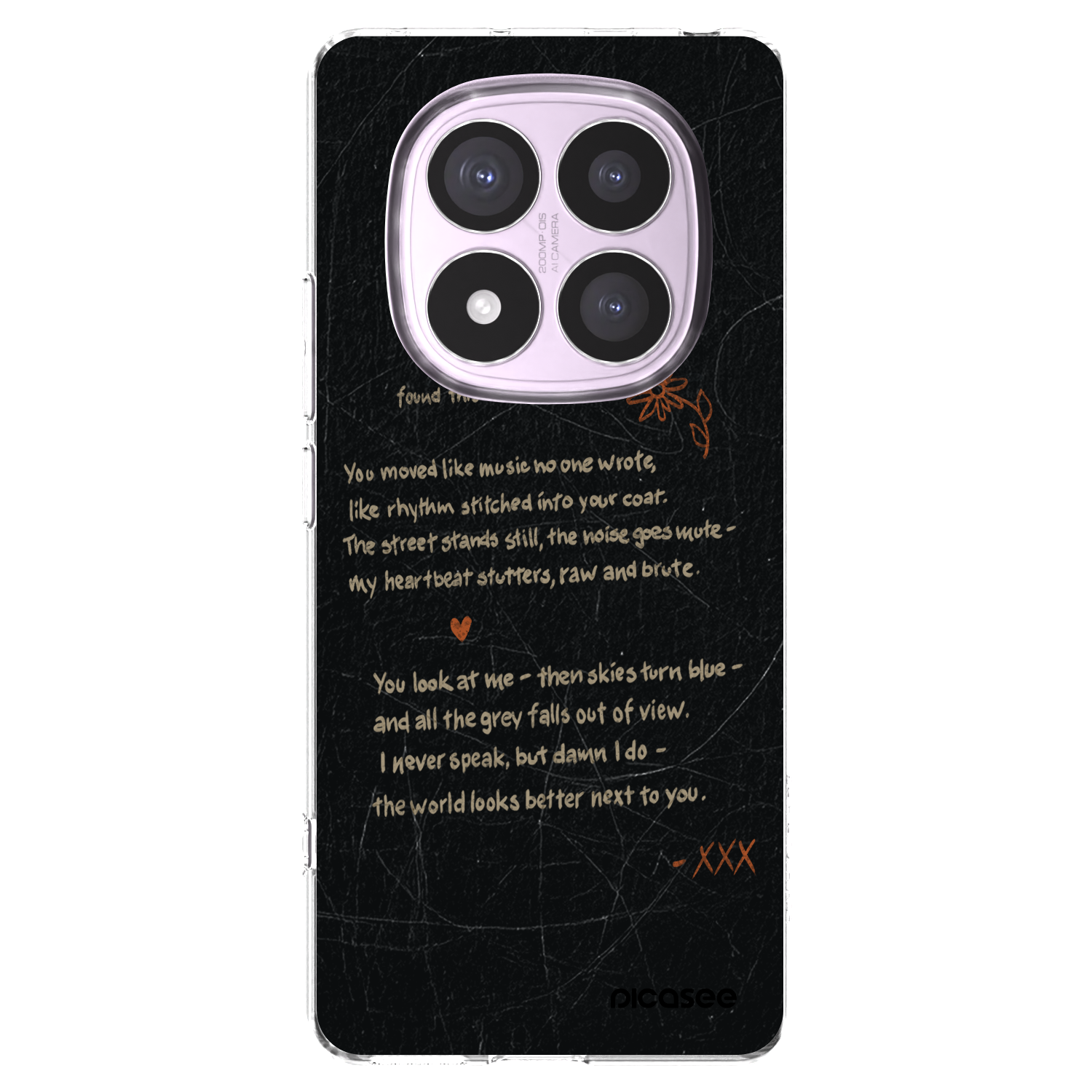 Picasee silikonski prozorni ovitek za Xiaomi Redmi Note 14 Pro 5G - POET