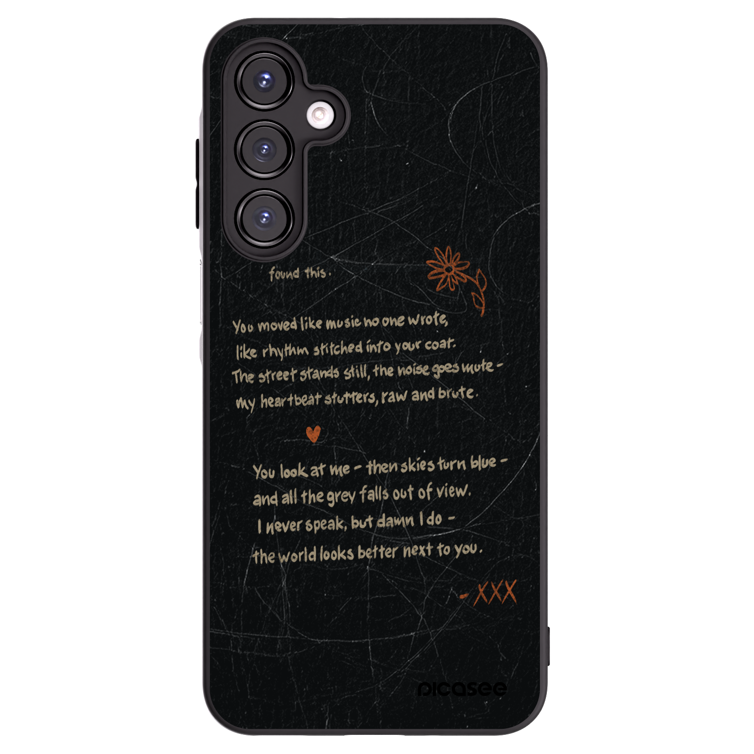 Picasee silikonski črni ovitek za Samsung Galaxy A16 5G - POET