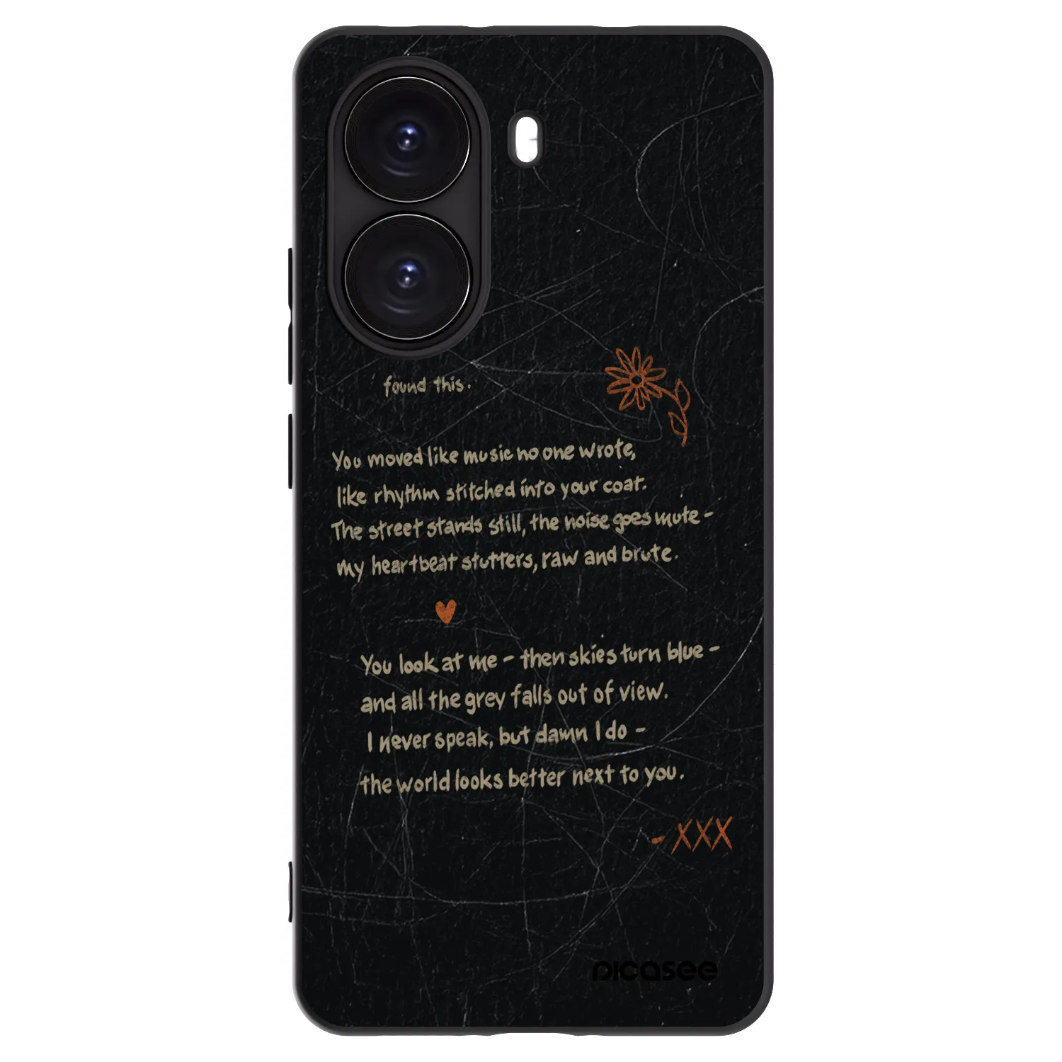 Picasee silikonski črni ovitek za Xiaomi Poco X7 Pro 5G - POET