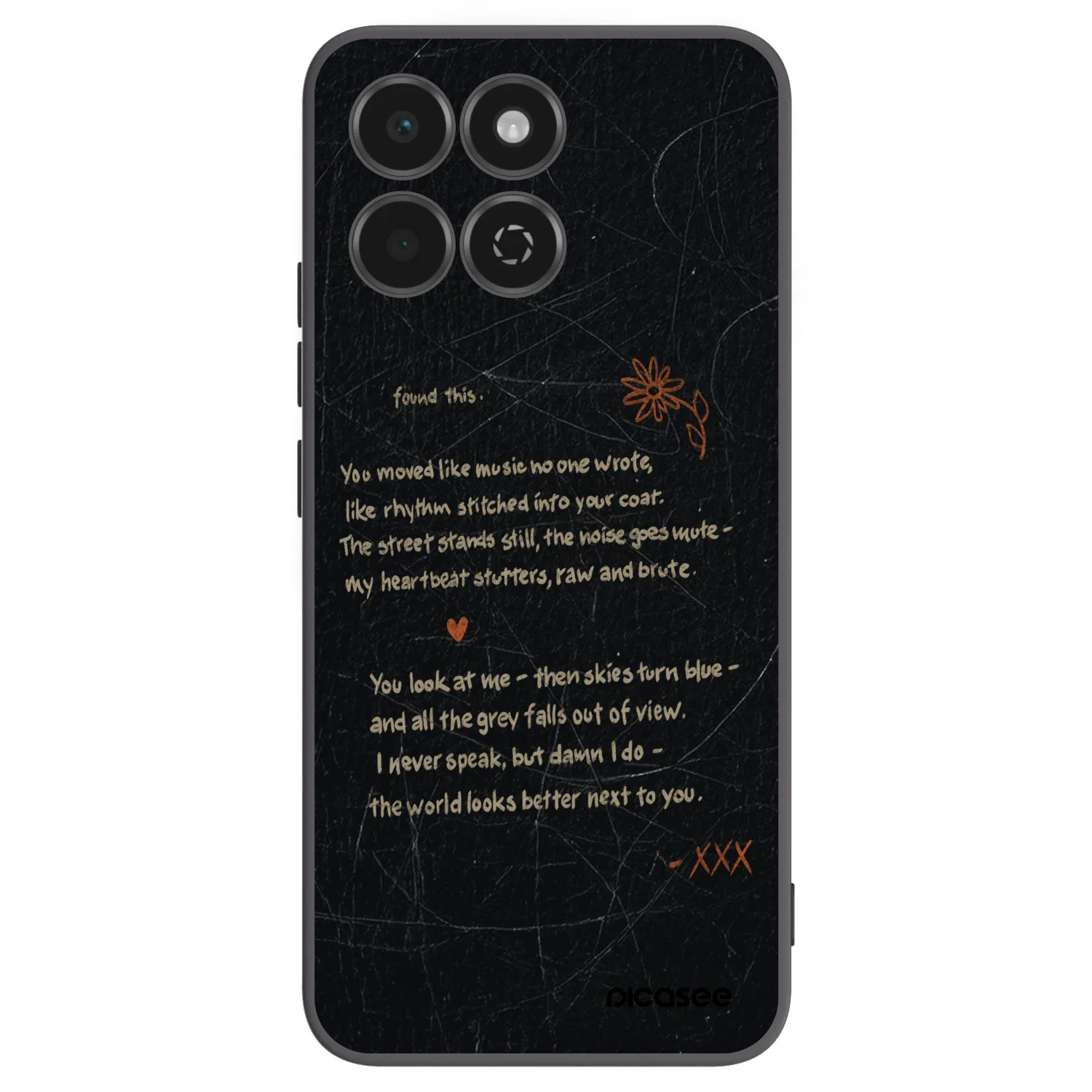 Picasee silikonski črni ovitek za Honor 200 Smart 5G - POET