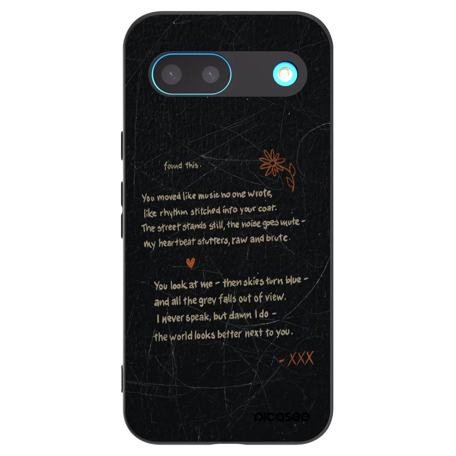 Picasee silikonski črni ovitek za Google Pixel 8 - POET