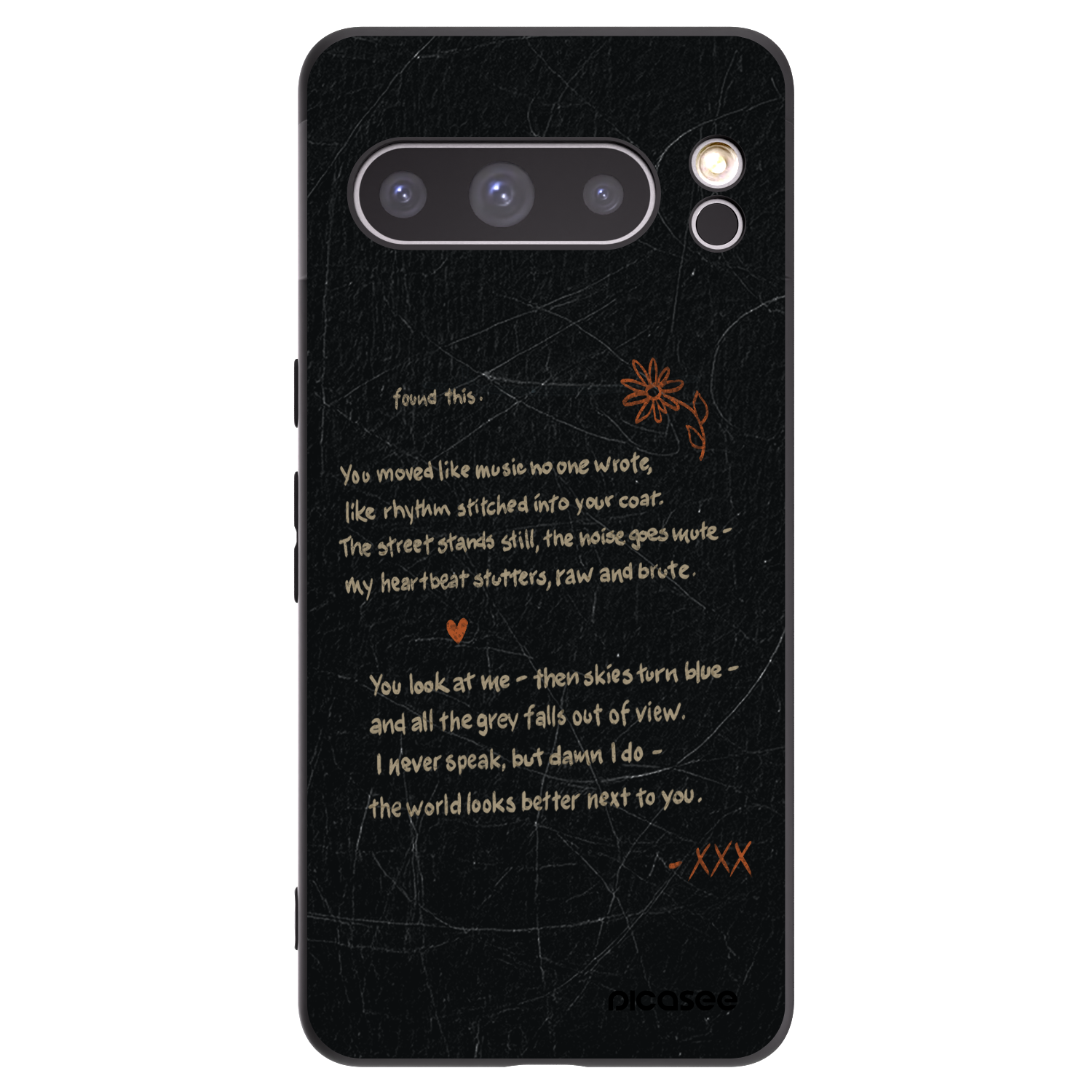 Picasee silikonski črni ovitek za Google Pixel 8 Pro - POET