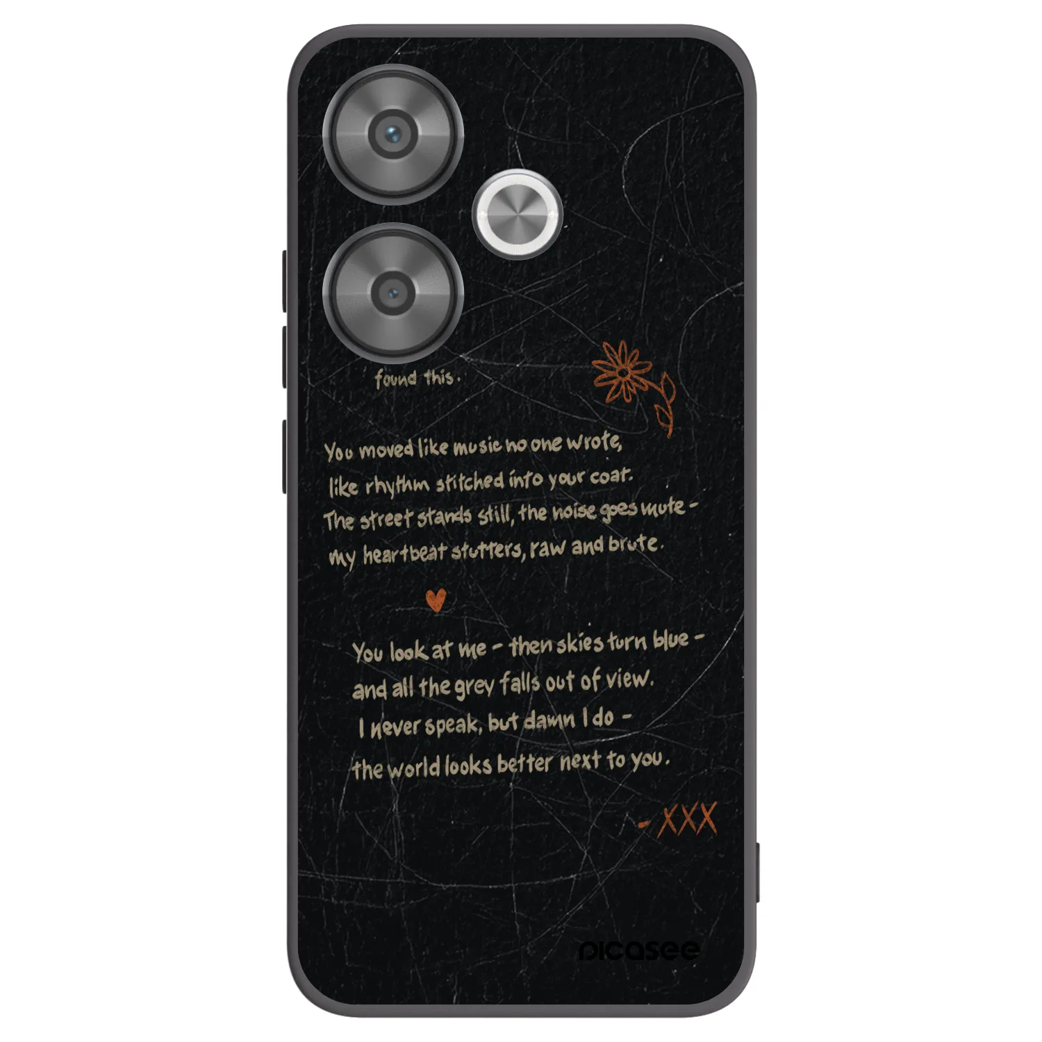 Picasee silikonski črni ovitek za Xiaomi Poco F6 - POET