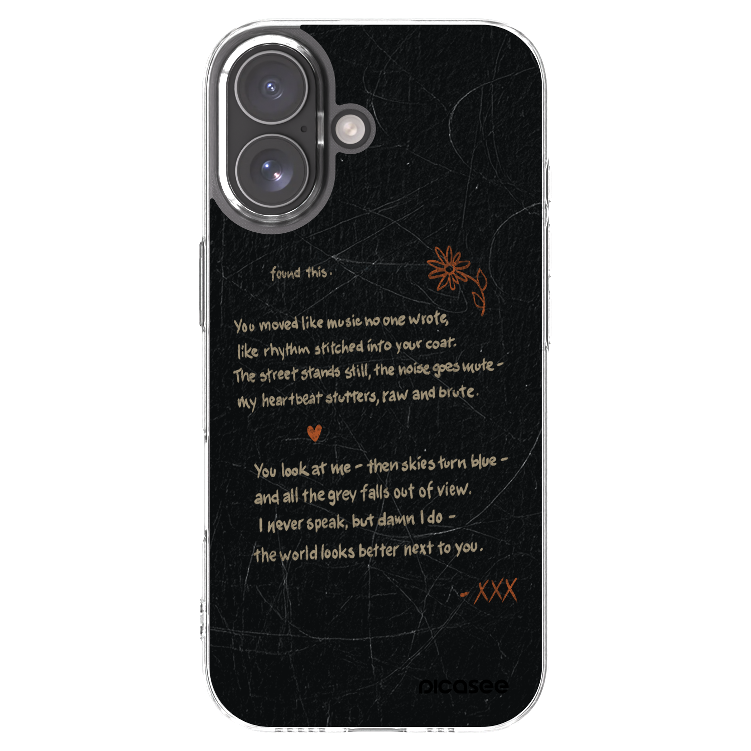 Picasee silikonski prozorni ovitek za Apple iPhone 17 - POET